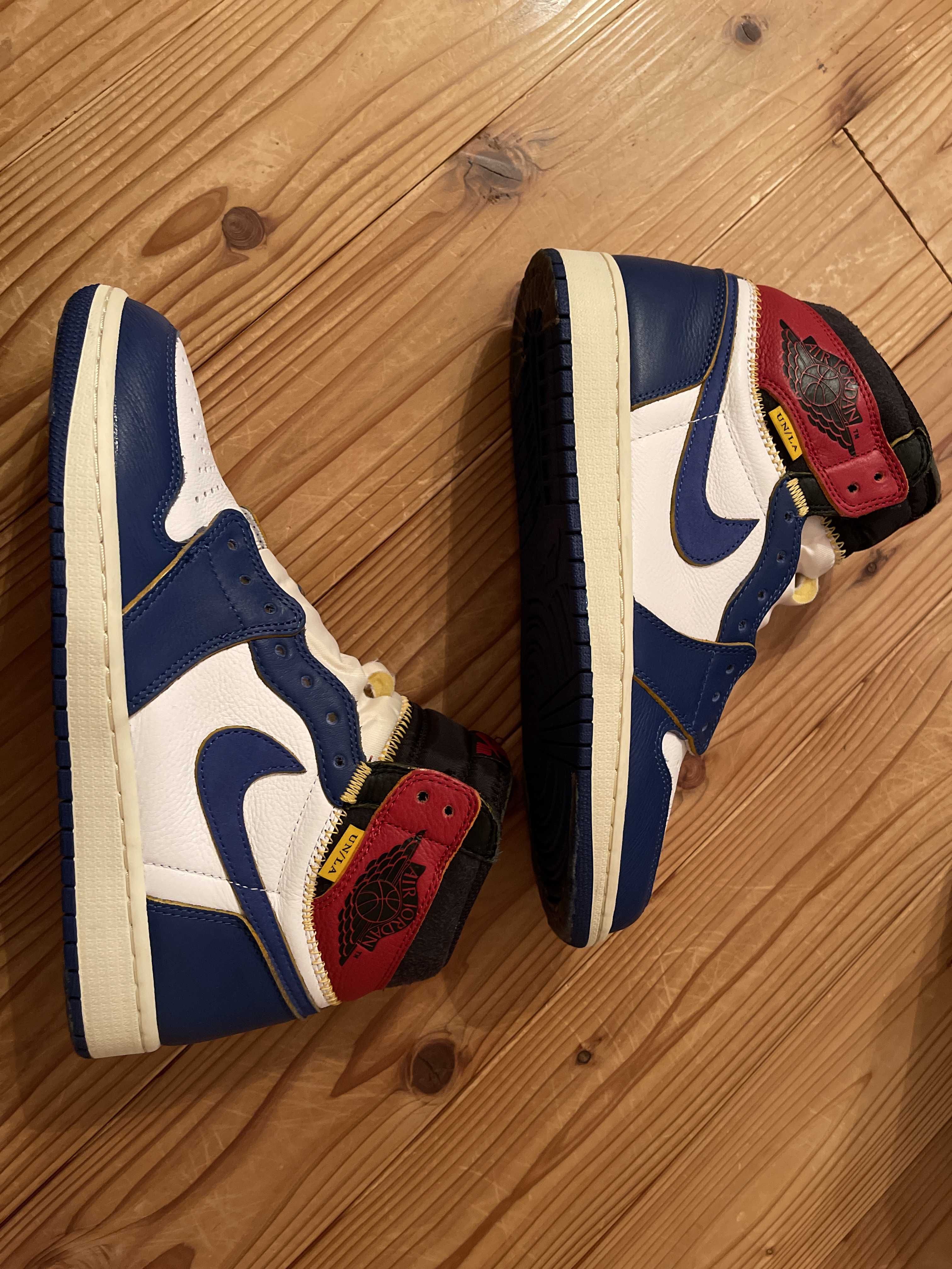 Union × Nike Air Jordan 1 Retro High OG NRG "Storm Blue/Varsity Red"