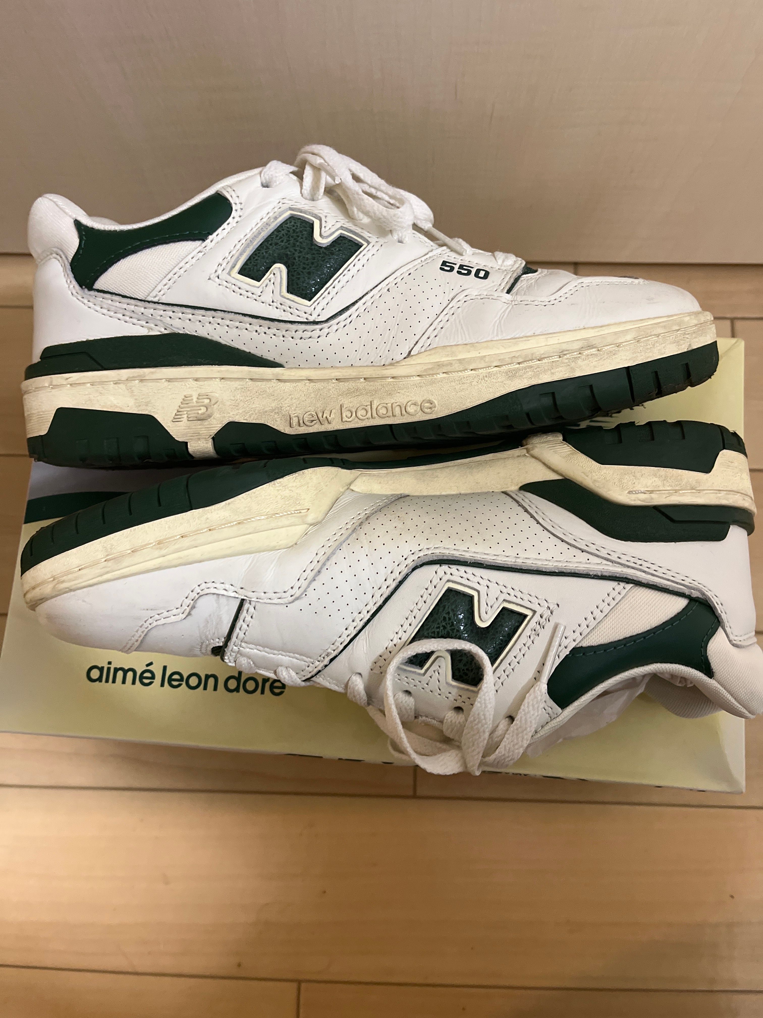 Aime Leon Dore × New Balance 550 "White/Green"