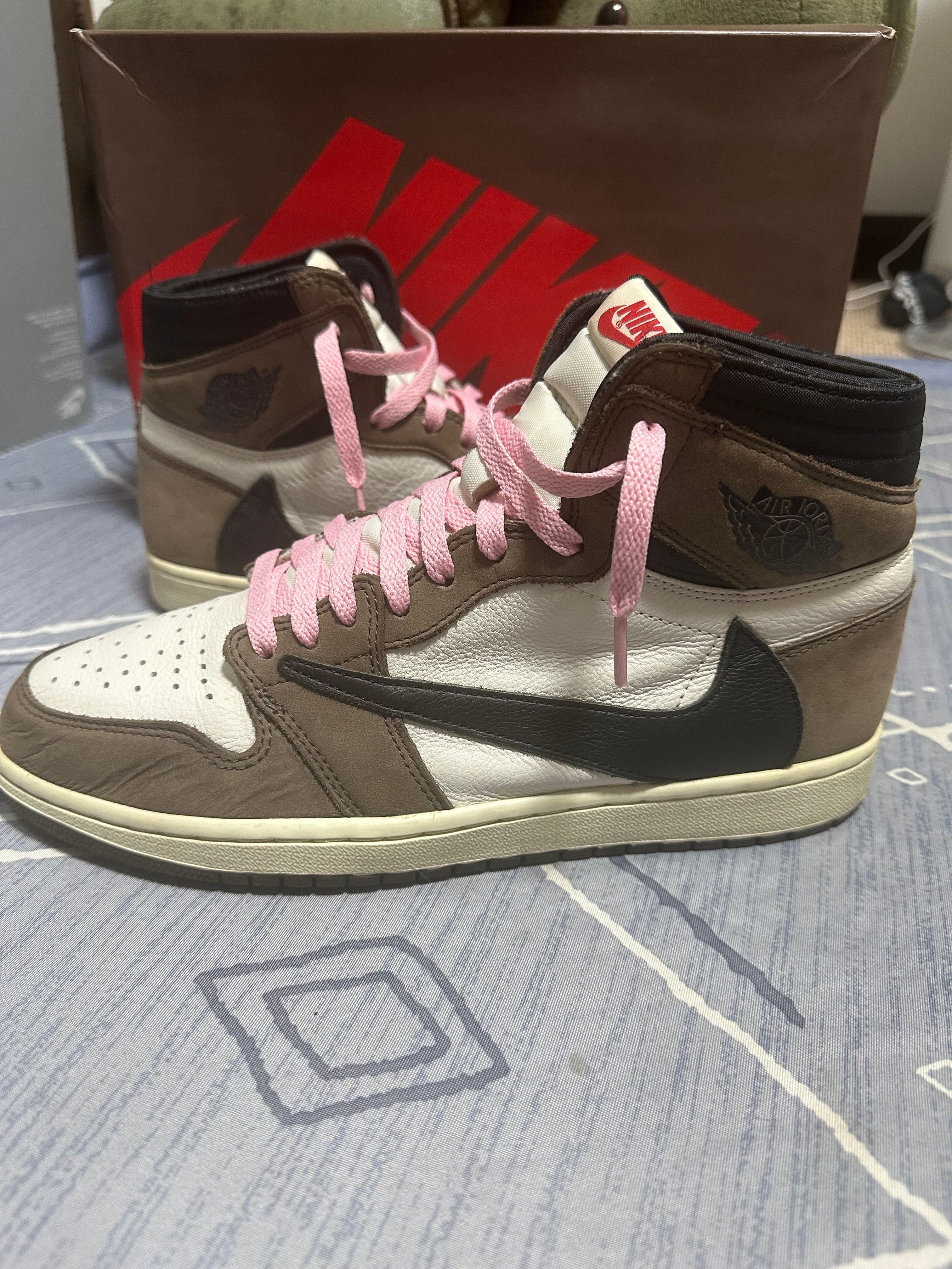 Travis Scott × Nike Air Jordan 1 Retro High OG TS SP "Sail/Dark Mocha"