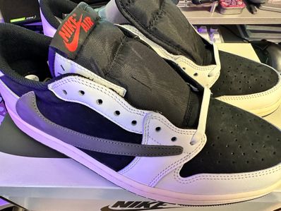 Travis Scott × Nike Women's Air Jordan 1 Low OG "Medium Olive"