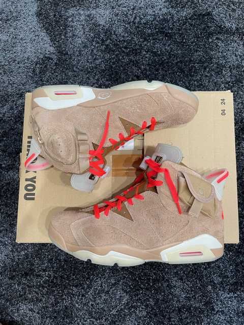 Travis Scott × Nike Air Jordan 6 "British Khaki"