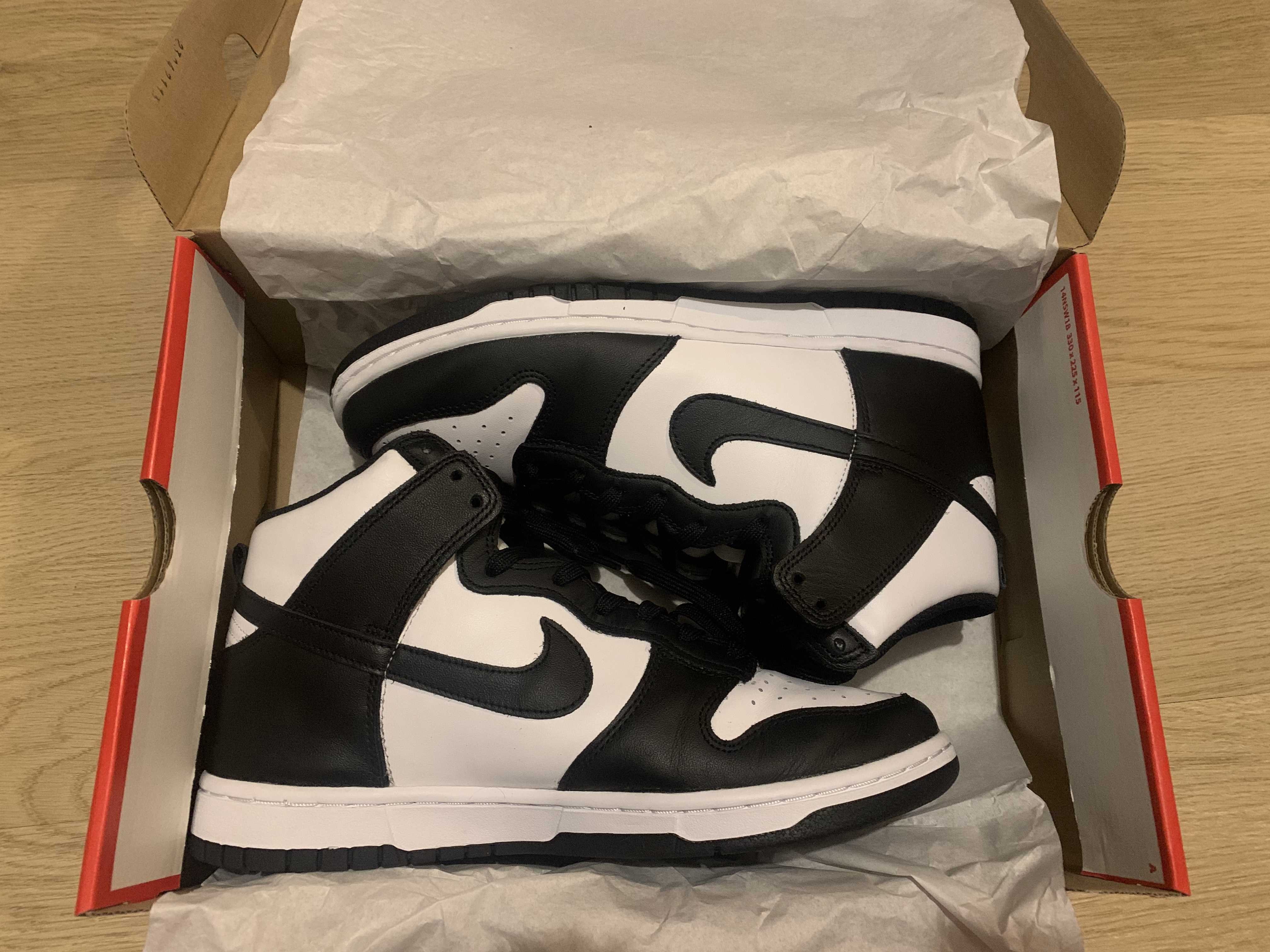 Nike Women's Dunk High "Black and White"