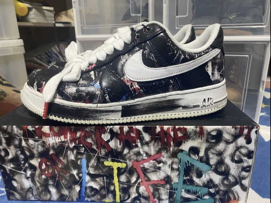 PEACEMINUSONE × Nike Air Force 1 Low Para Noise "Black" / G-DRAGON
