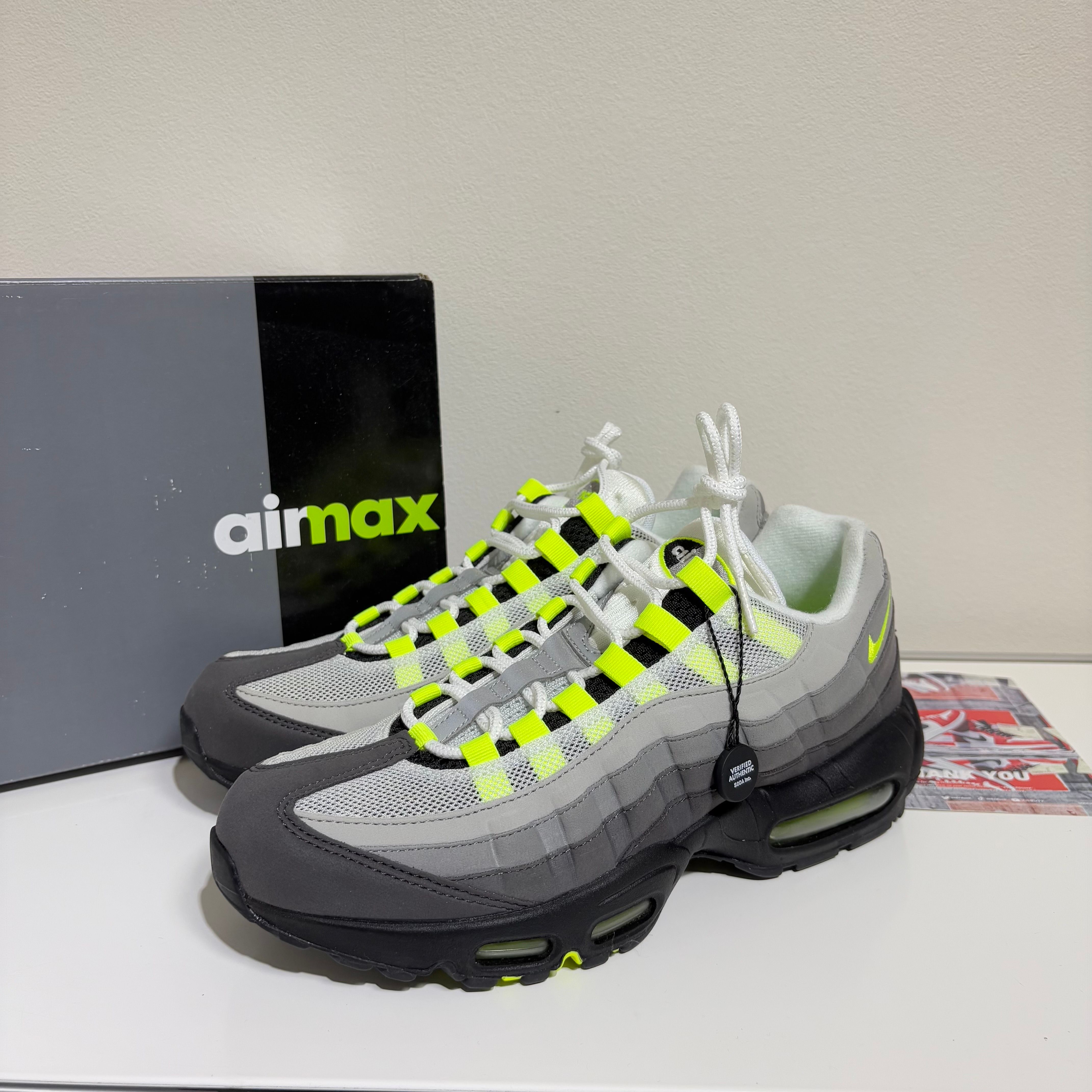 NIKE AIRMAX95 2018 イエローグラデ　26.5㎝ NIKE/ ナイキ】よりAIR MAX95 イエローグラデが買取入荷致しまし