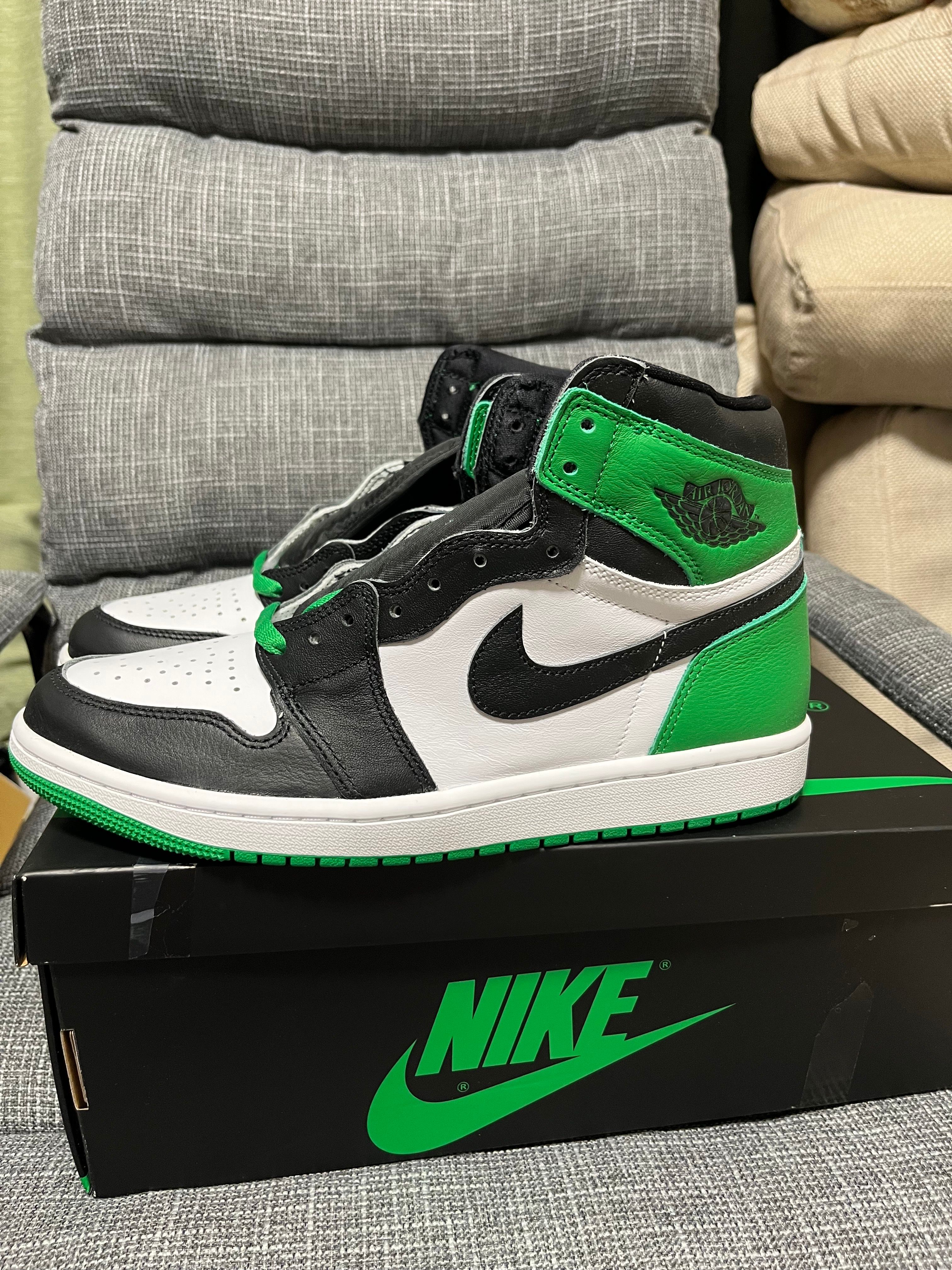 Nike Air Jordan 1 Retro High OG "Celtics/Black and Lucky Green" (2023)