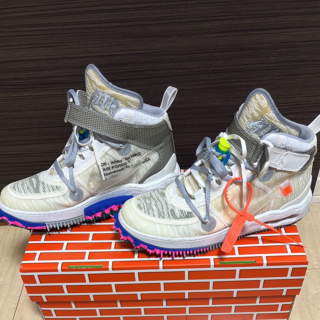 Off-White × Nike Air Force 1 Mid "White"