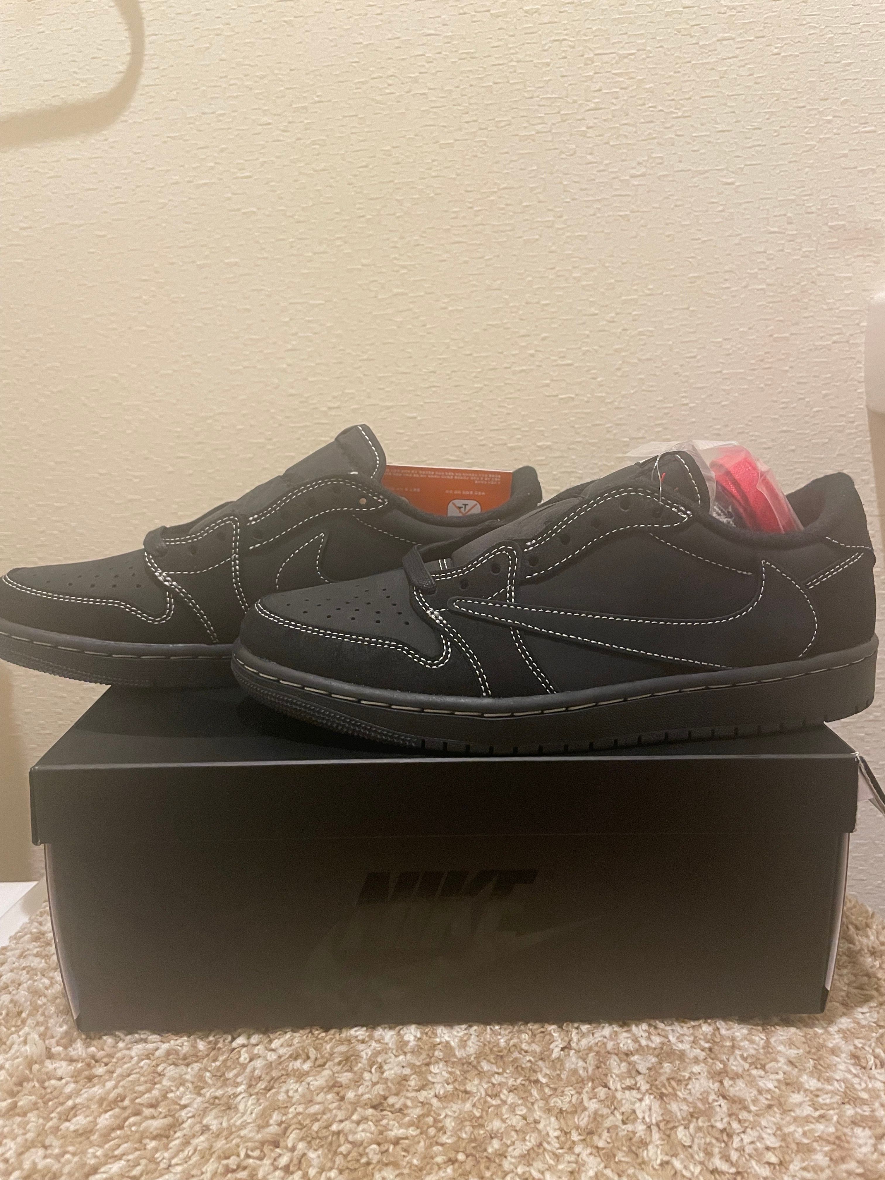 Travis Scott × Nike Air Jordan 1 Low OG SP "Black Phantom"