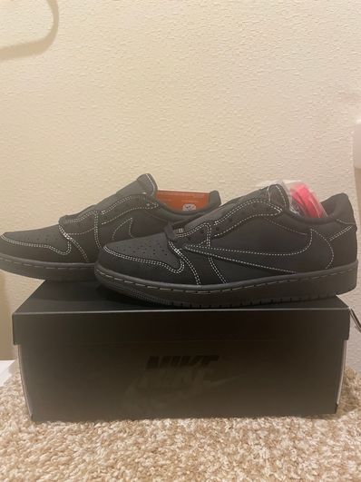 Travis Scott × Nike Air Jordan 1 Low OG SP "Black Phantom"