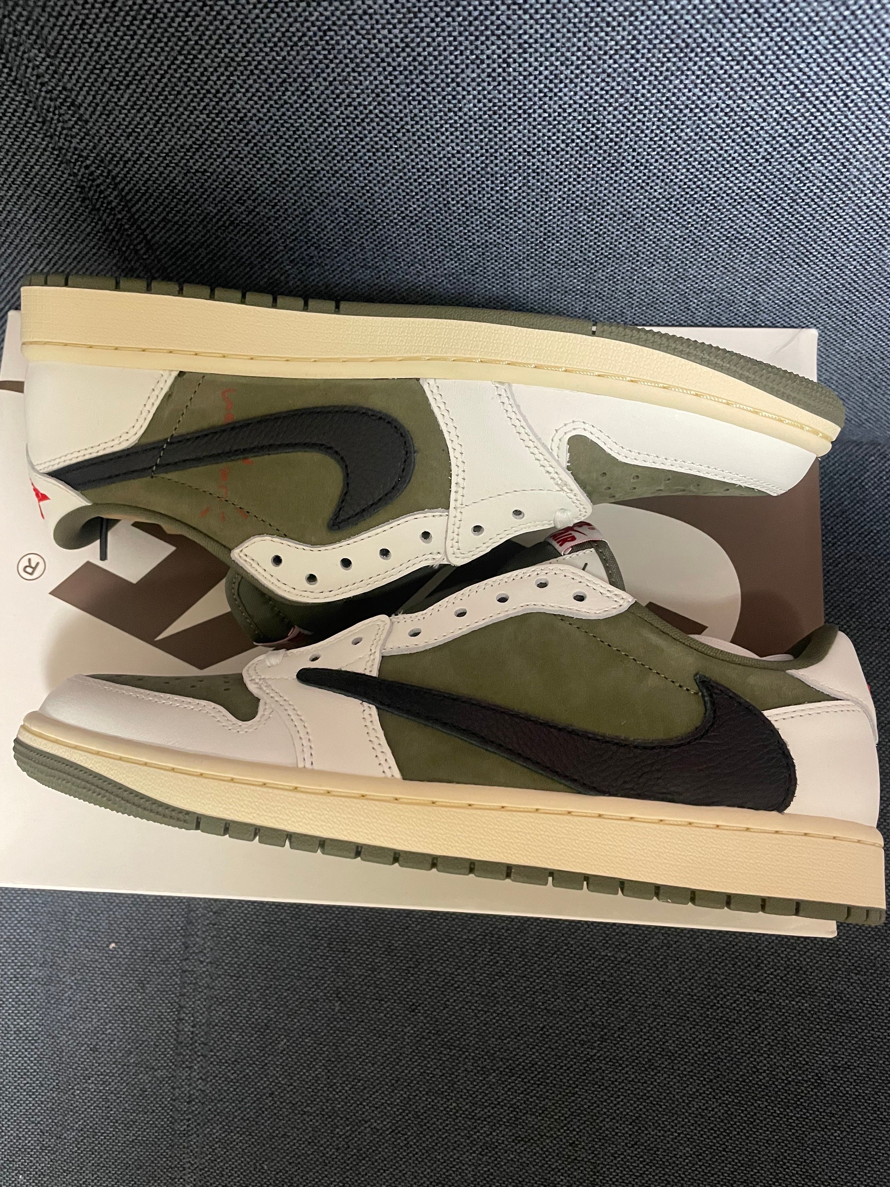 Travis Scott × Nike Air Jordan 1 Low OG SP "Reverse Olive"