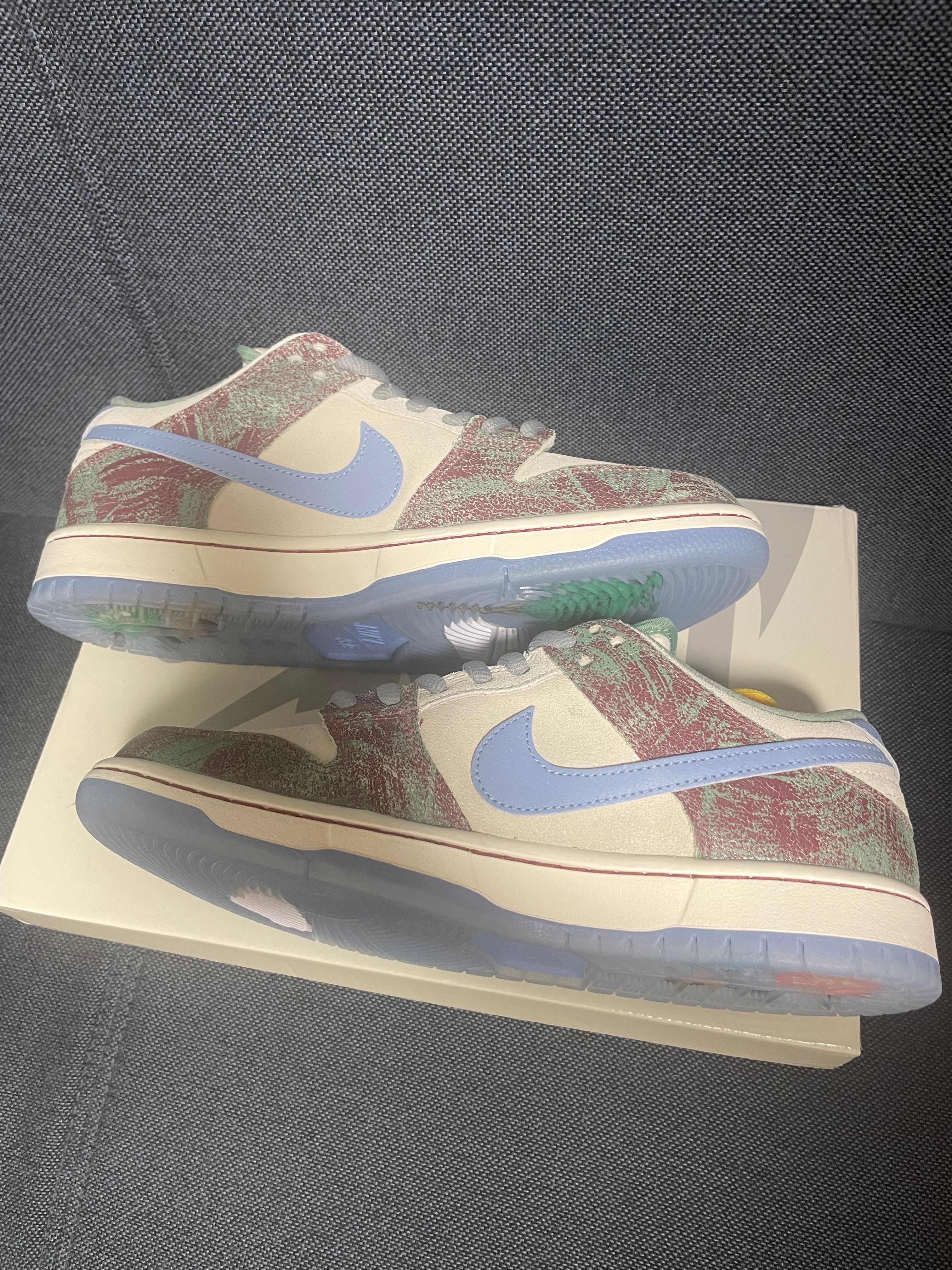 Crenshaw Skate Club × Nike SB Dunk Low PRO QS "Sail/Light Blue-Cedar"