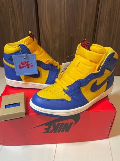 Nike Women's Air Jordan 1 High OG "Game Royal and Varsity Maize"