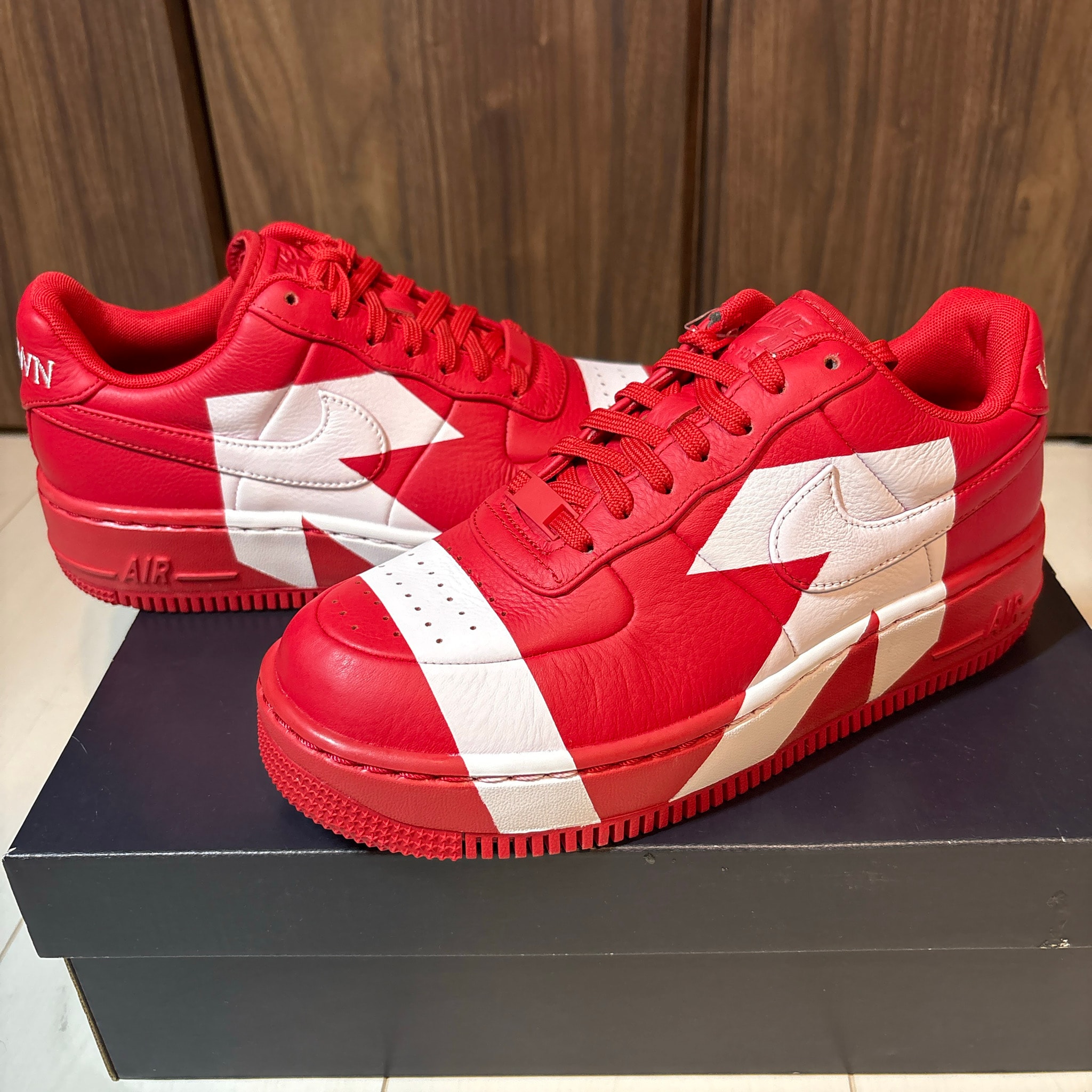 Nike Women's Air Force 1 Up Step Lux "University Red"
