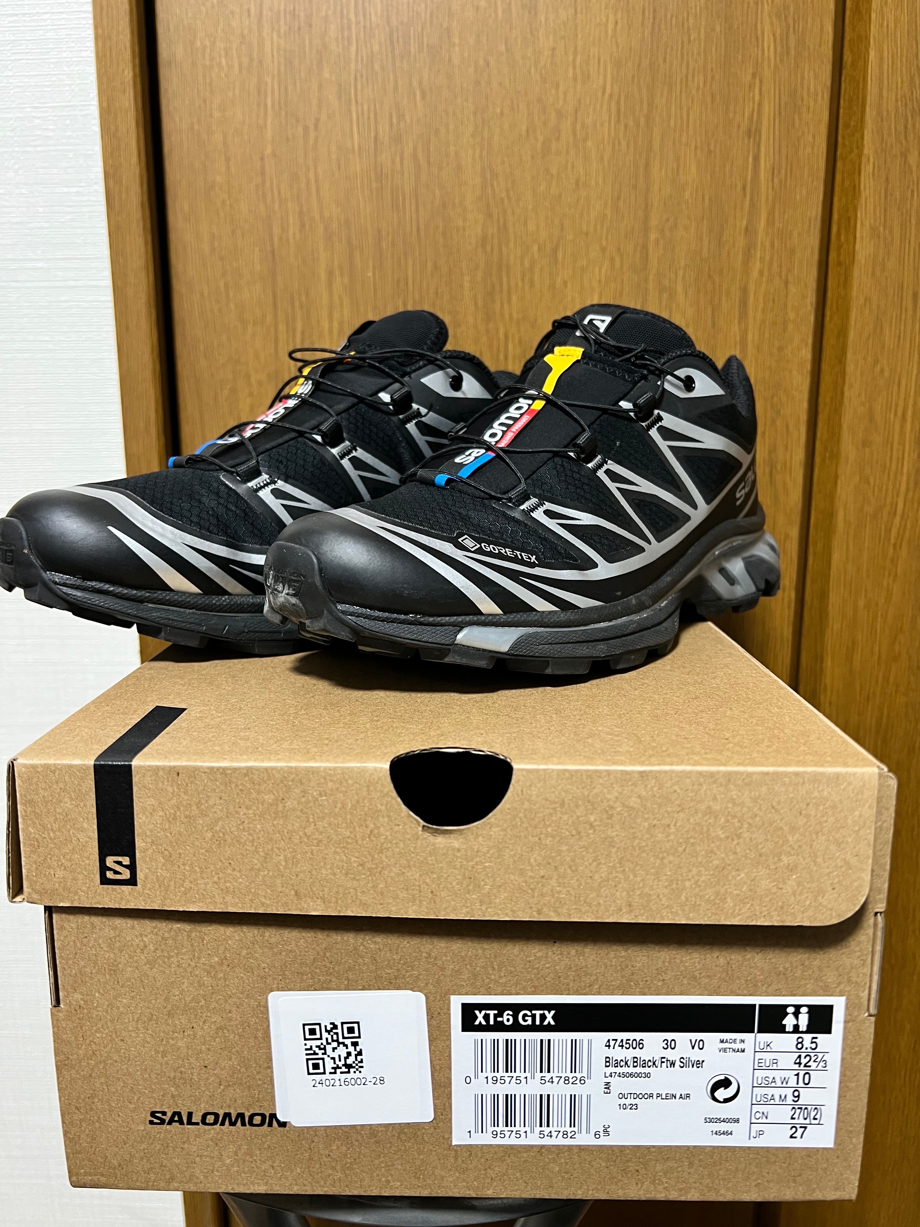 Salomon XT-6 GORE-TEX "Black/Footwear Silver"