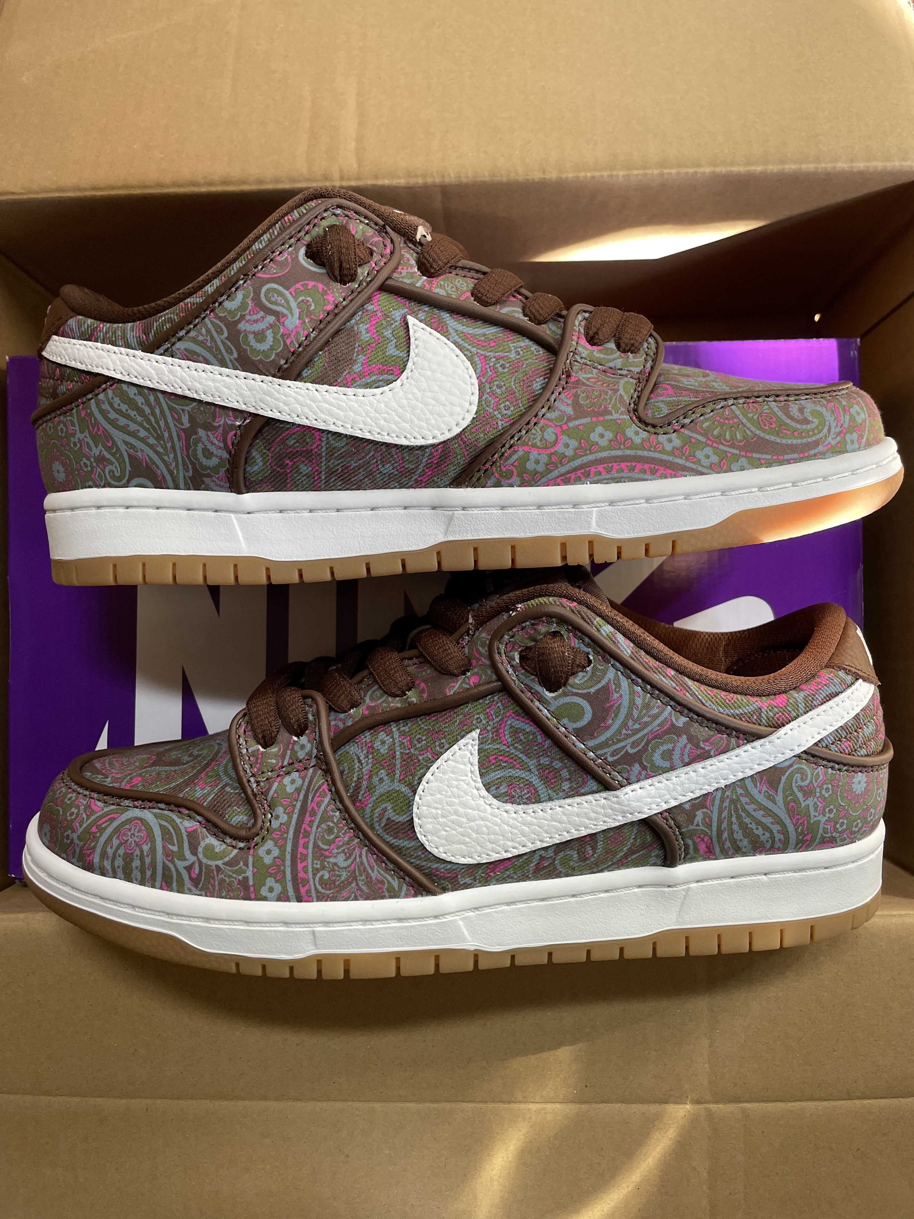 Nike SB Dunk Low PRM "Brown Paisley"