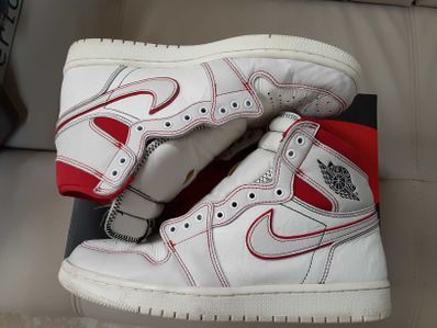 Nike Air Jordan 1 Retro High OG "Sail/University Red"