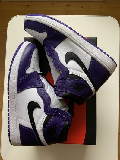 Nike Air Jordan 1 Retro High OG "Court Purple White/Black" (2020)