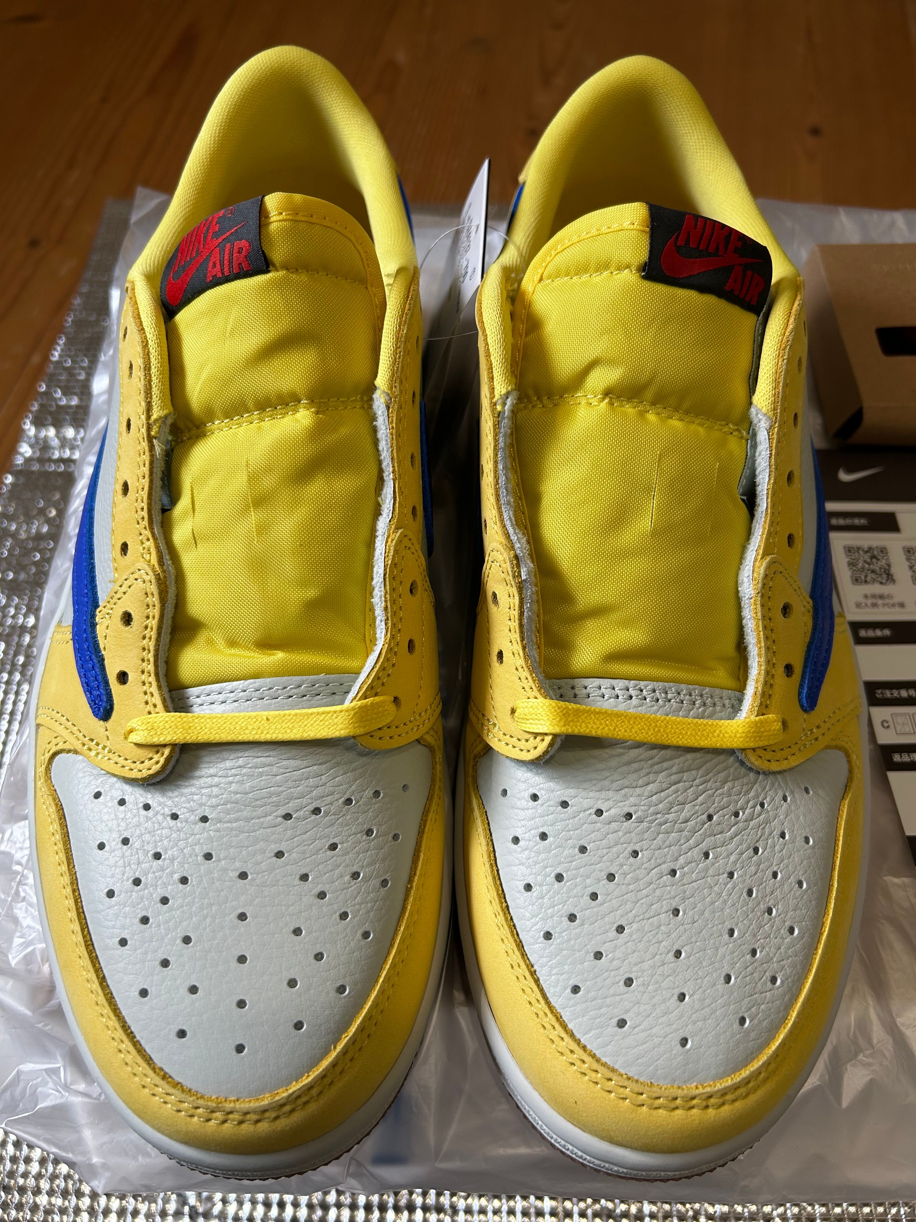 Travis Scott × Nike Women's Air Jordan 1 Retro Low OG "Canary"