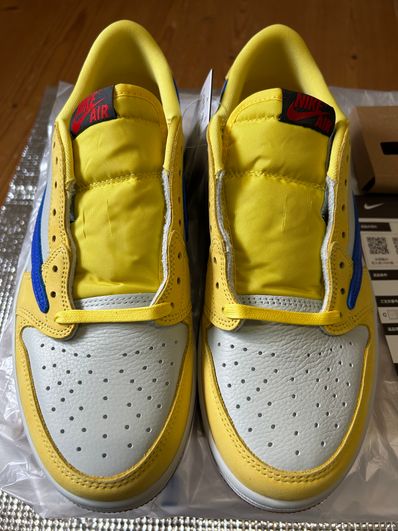 Travis Scott × Nike Women's Air Jordan 1 Retro Low OG "Canary"