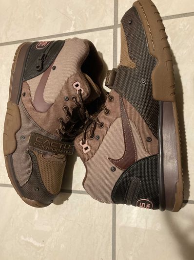 Travis Scott x Nike Air Trainer 1 SP "Archaeo Brown and Rust Pink"