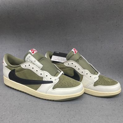 Travis Scott × Nike Air Jordan 1 Low OG SP "Reverse Olive"
