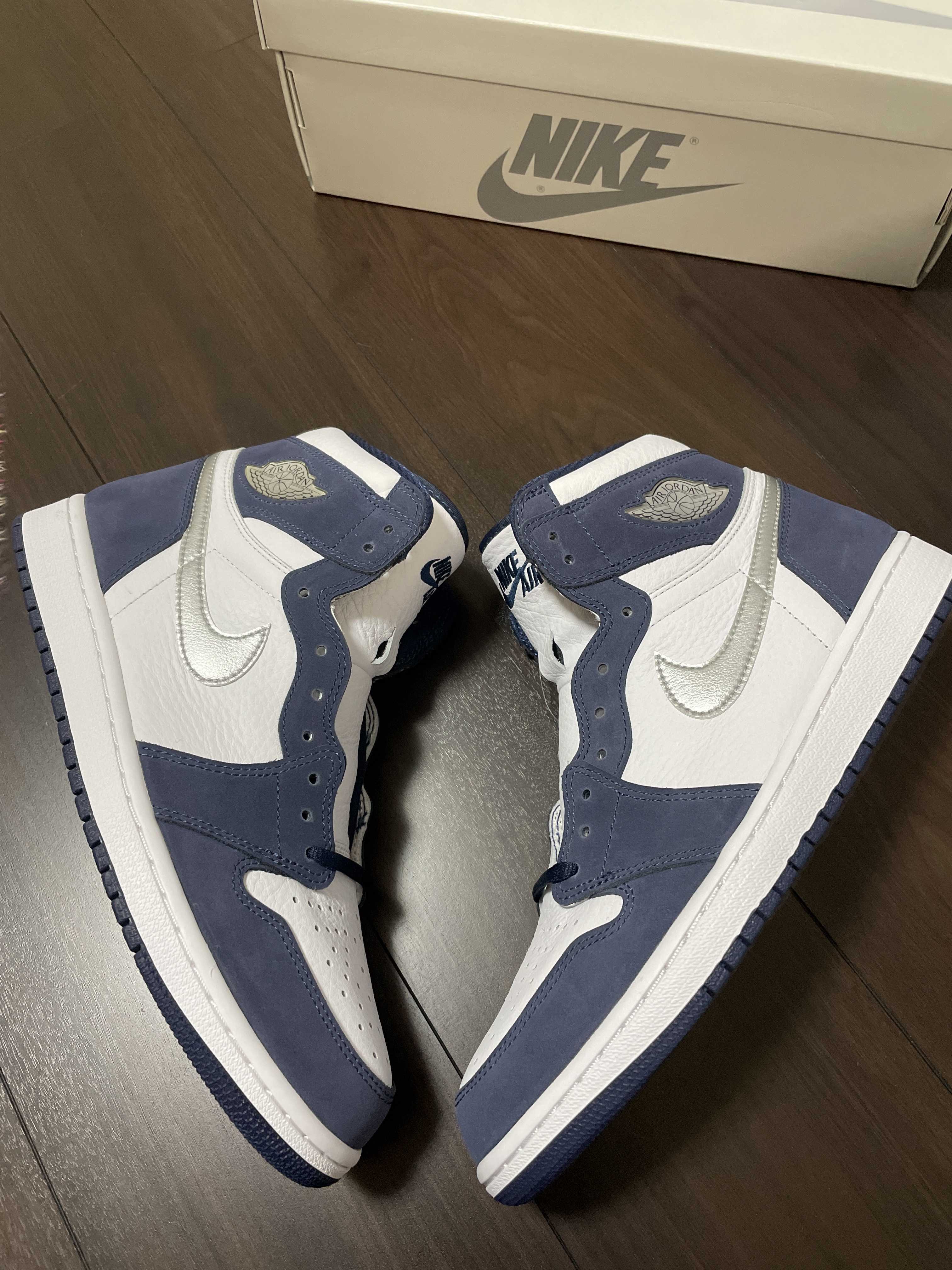 Nike Air Jordan 1 High OG CO.JP "White/Midnight Navy" (2020)(ブリーフケースなし)