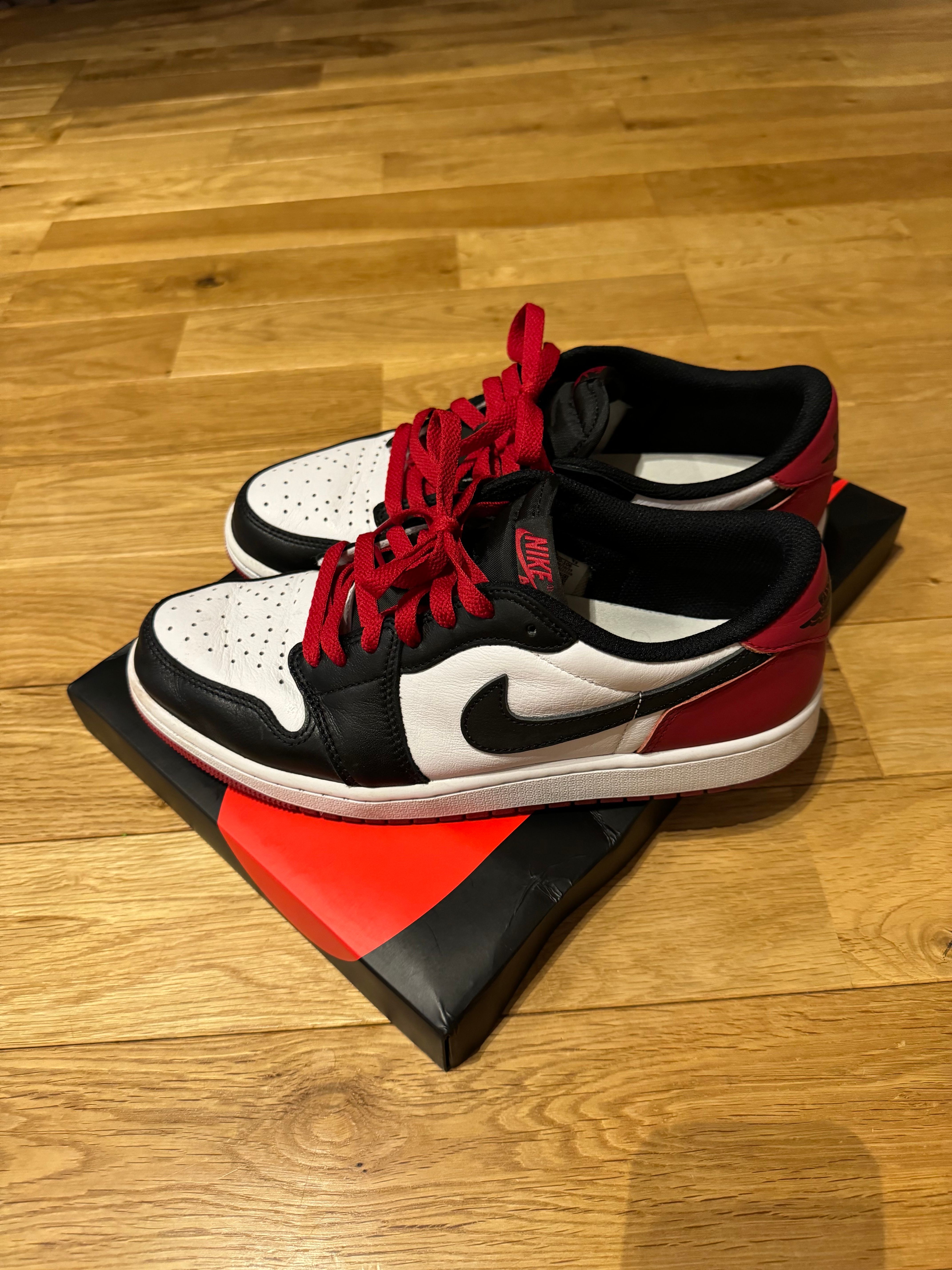 Nike Air Jordan 1 Retro Low OG "Black Toe"