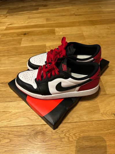 Nike Air Jordan 1 Retro Low OG "Black Toe"