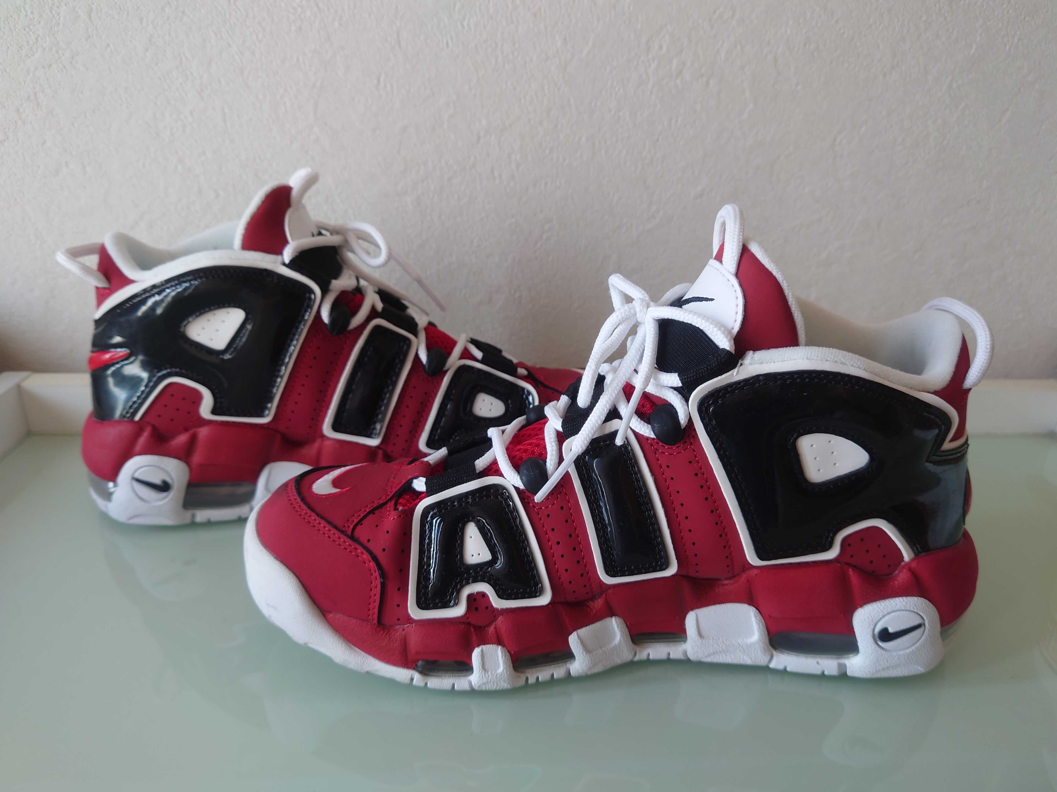 Nike Air More Uptempo ’96 "Black and Varsity Red" (2021)