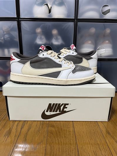 Travis Scott × Nike Air Jordan 1 Low OG SP "Reverse Mocha/Sail and Ridgerock"