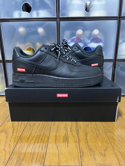 Supreme × Nike Air Force 1 Low "Black"