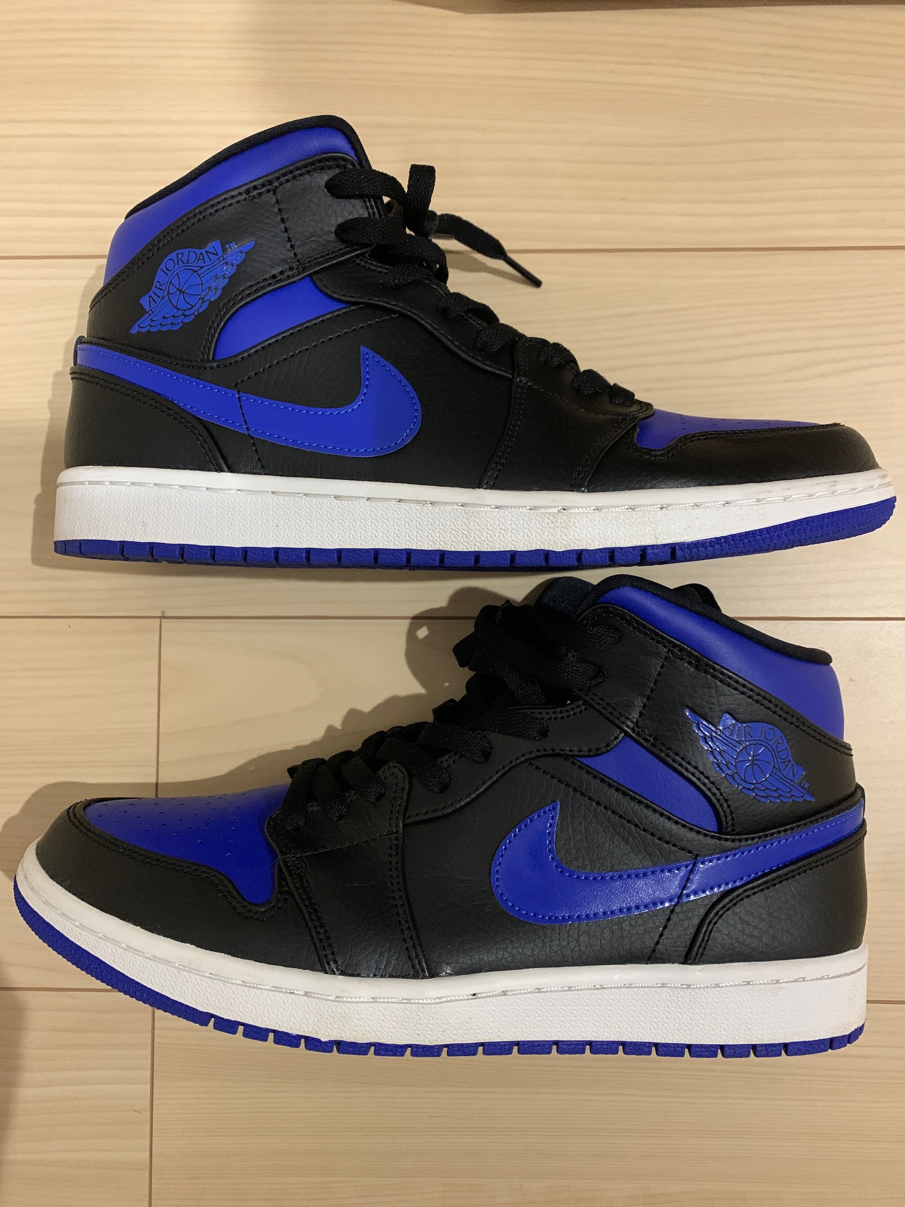 NIKE AIR JORDAN 1 MID "BLACK/BLUE"