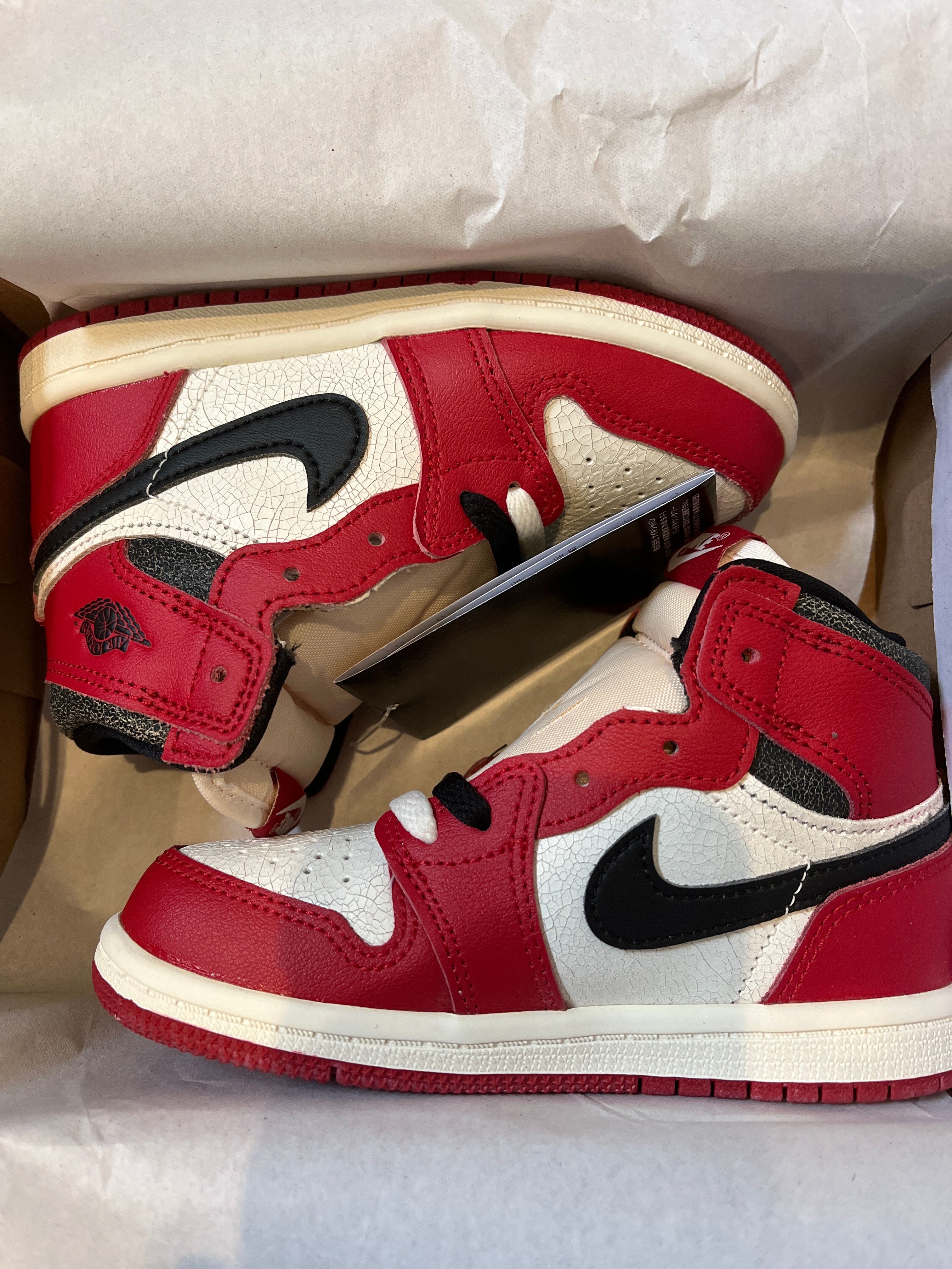 Nike TD Air Jordan 1 High OG "Lost & Found/Chicago"