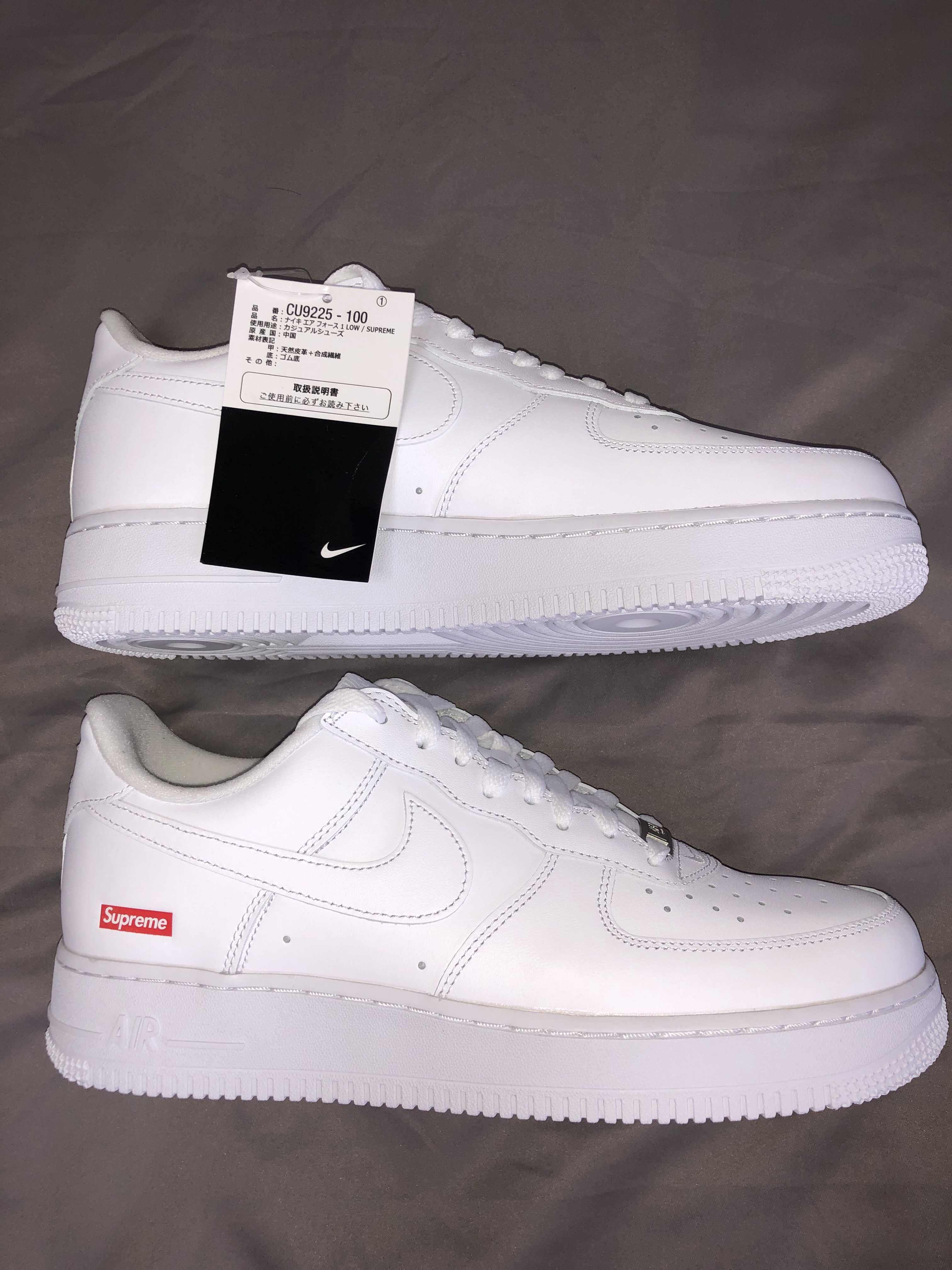 Supreme × Nike Air Force 1 Low "White"