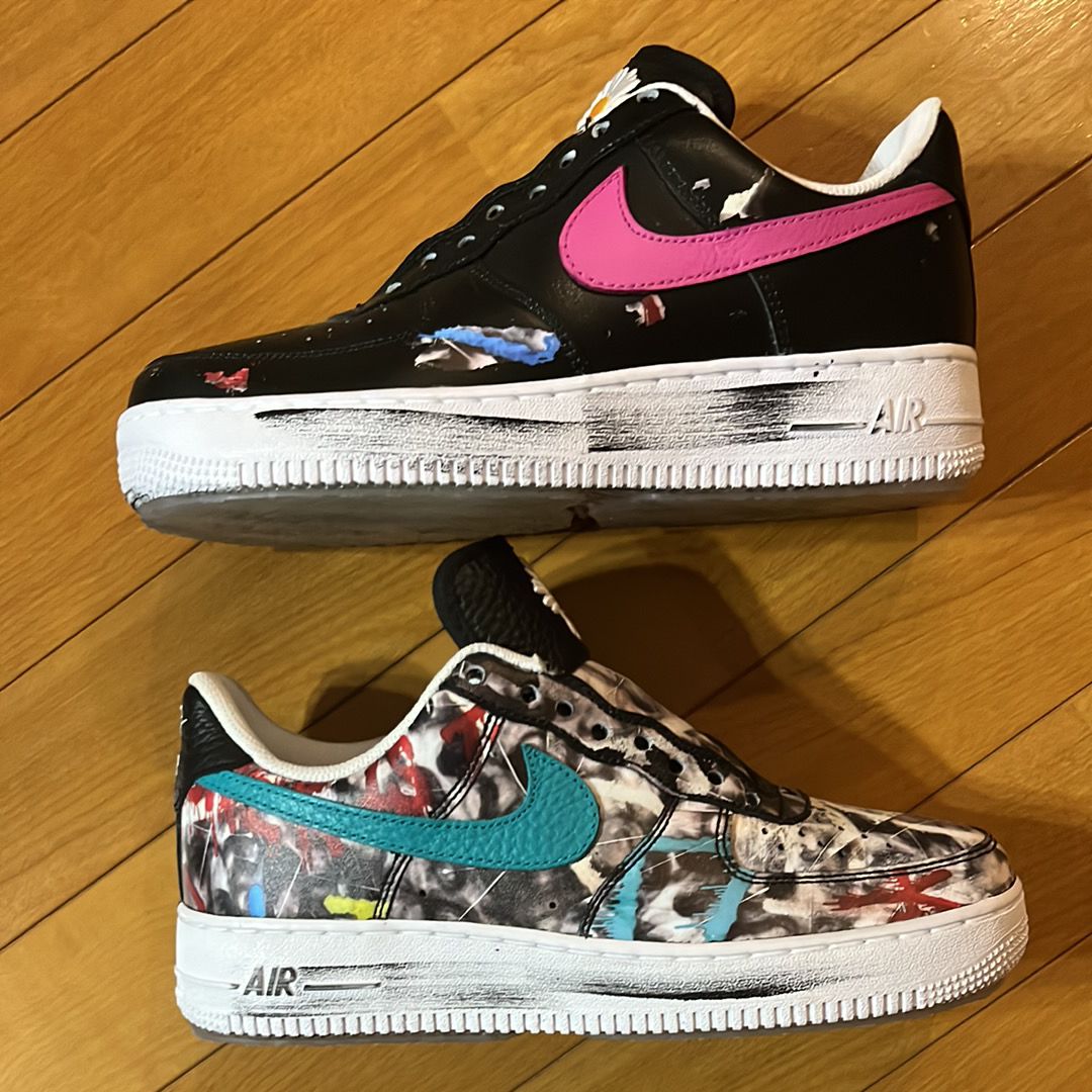 PEACEMINUSONE × Nike Air Force 1 Low '07 Para-Noise 3.0 "Black and Multi-Color" / G-DRAGON