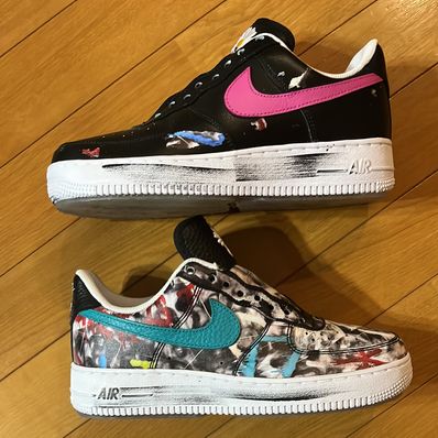 PEACEMINUSONE × Nike Air Force 1 Low '07 Para-Noise 3.0 "Black and Multi-Color" / G-DRAGON