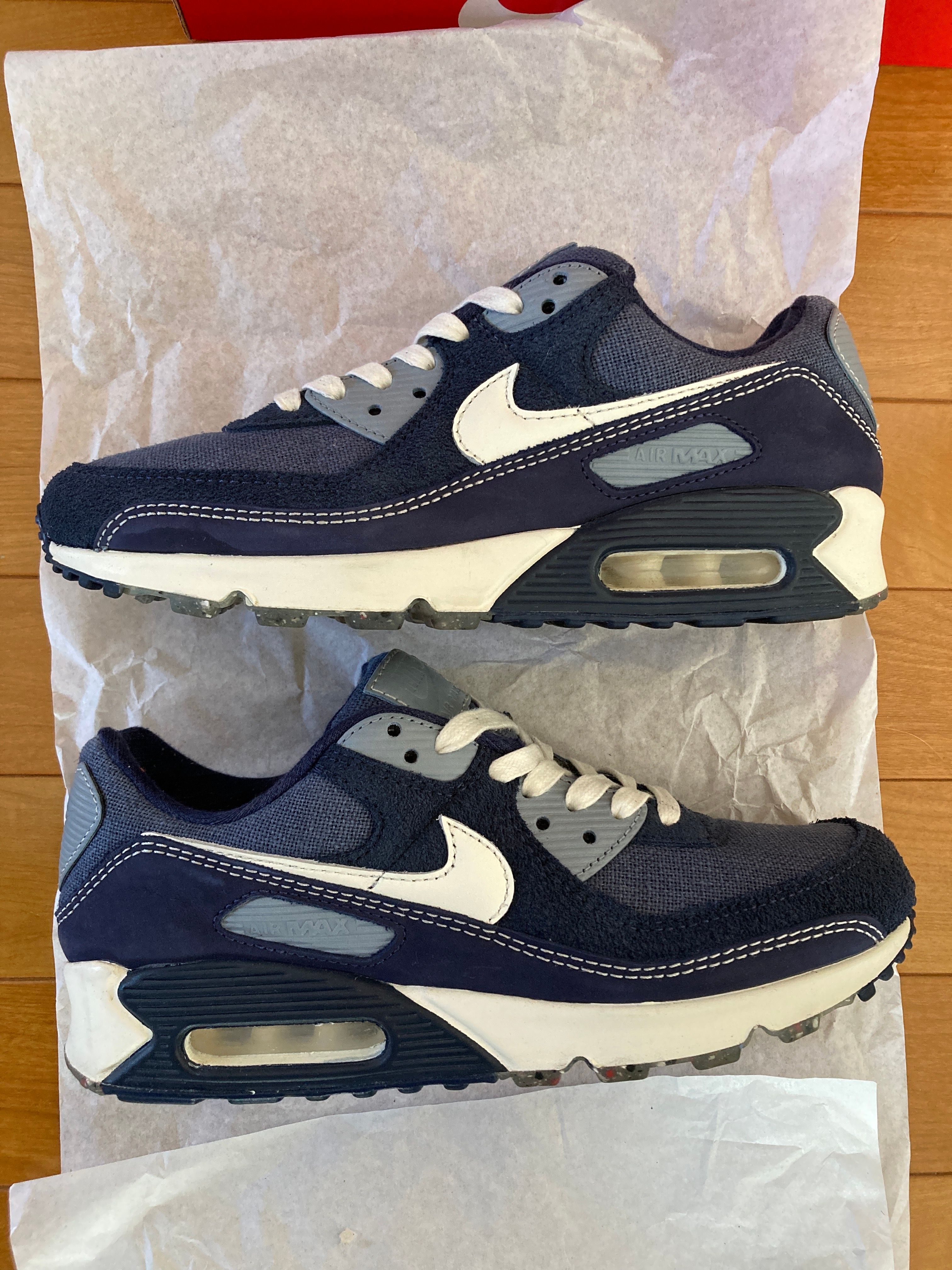 NIKE AIR MAX 90 "DIFFUSED BLUE/SAIL/MIDNIGHT NAVY/OBSIDIAN MIST"