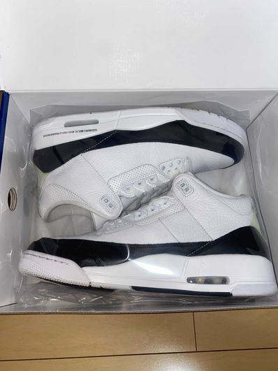 Fragment × Nike Air Jordan 3 "White/Black"