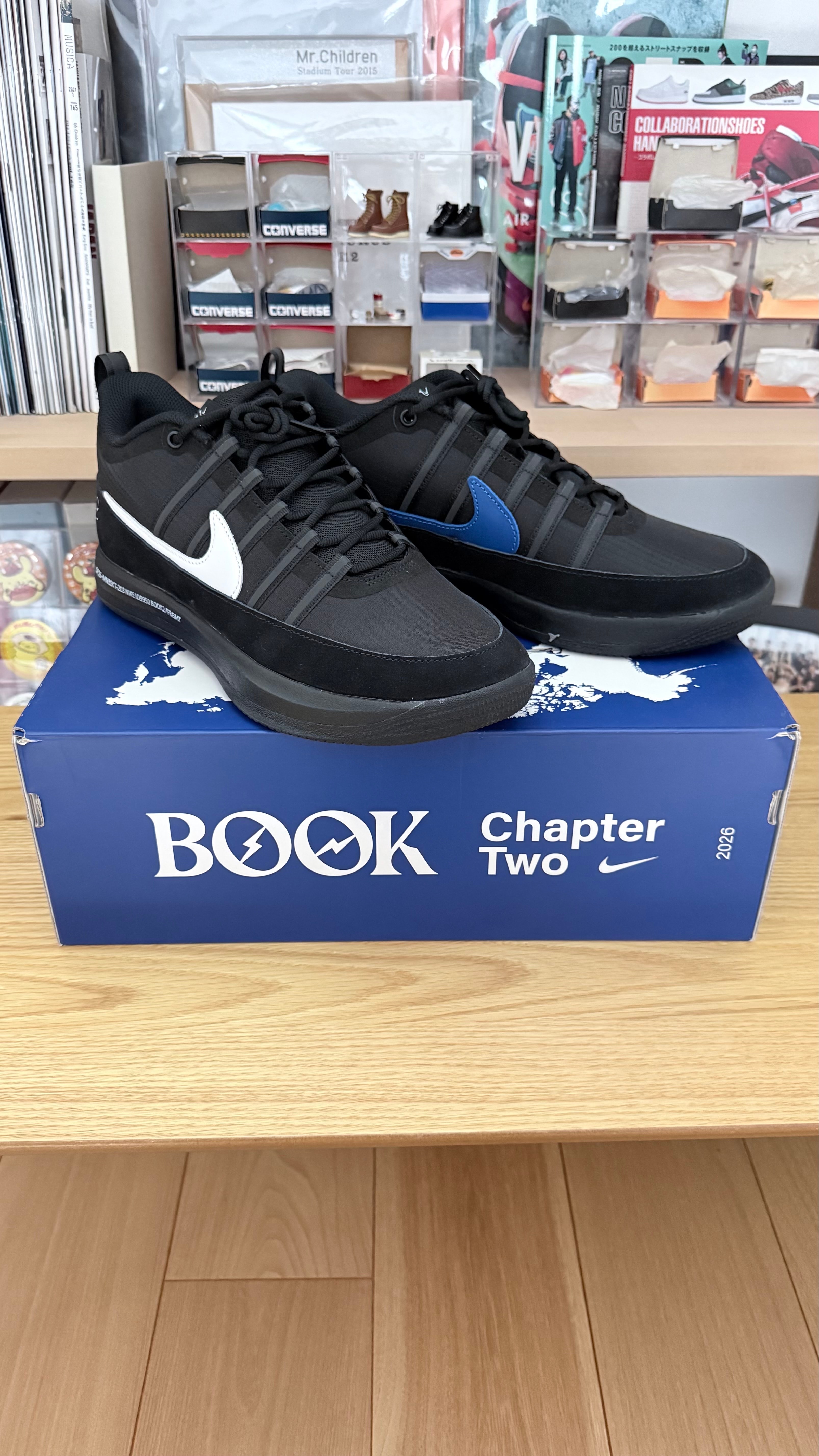 fragment design × Nike Book 2 "Black/White" (IO9950-900/IO9985-900)
