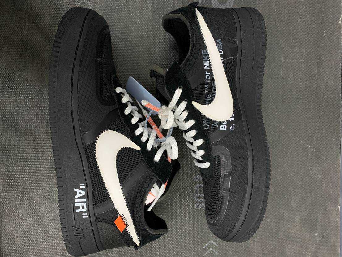 Off-White × Nike Air Force 1 Low "Black"