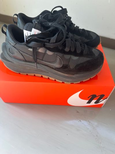 sacai × Nike VaporWaffle "Black Gum"