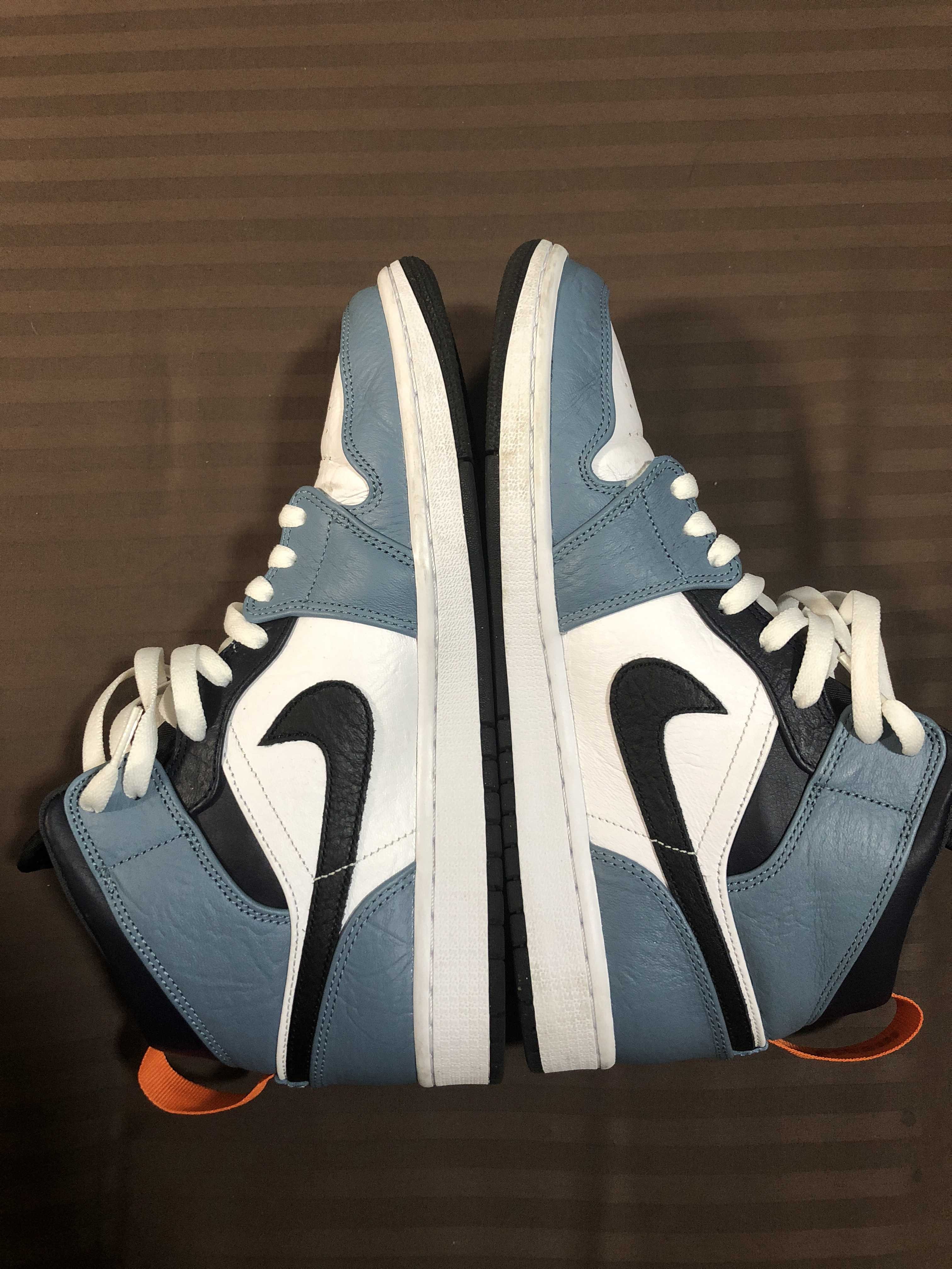 FACETASM × Nike Air Jordan 1 Mid "White/Navy"