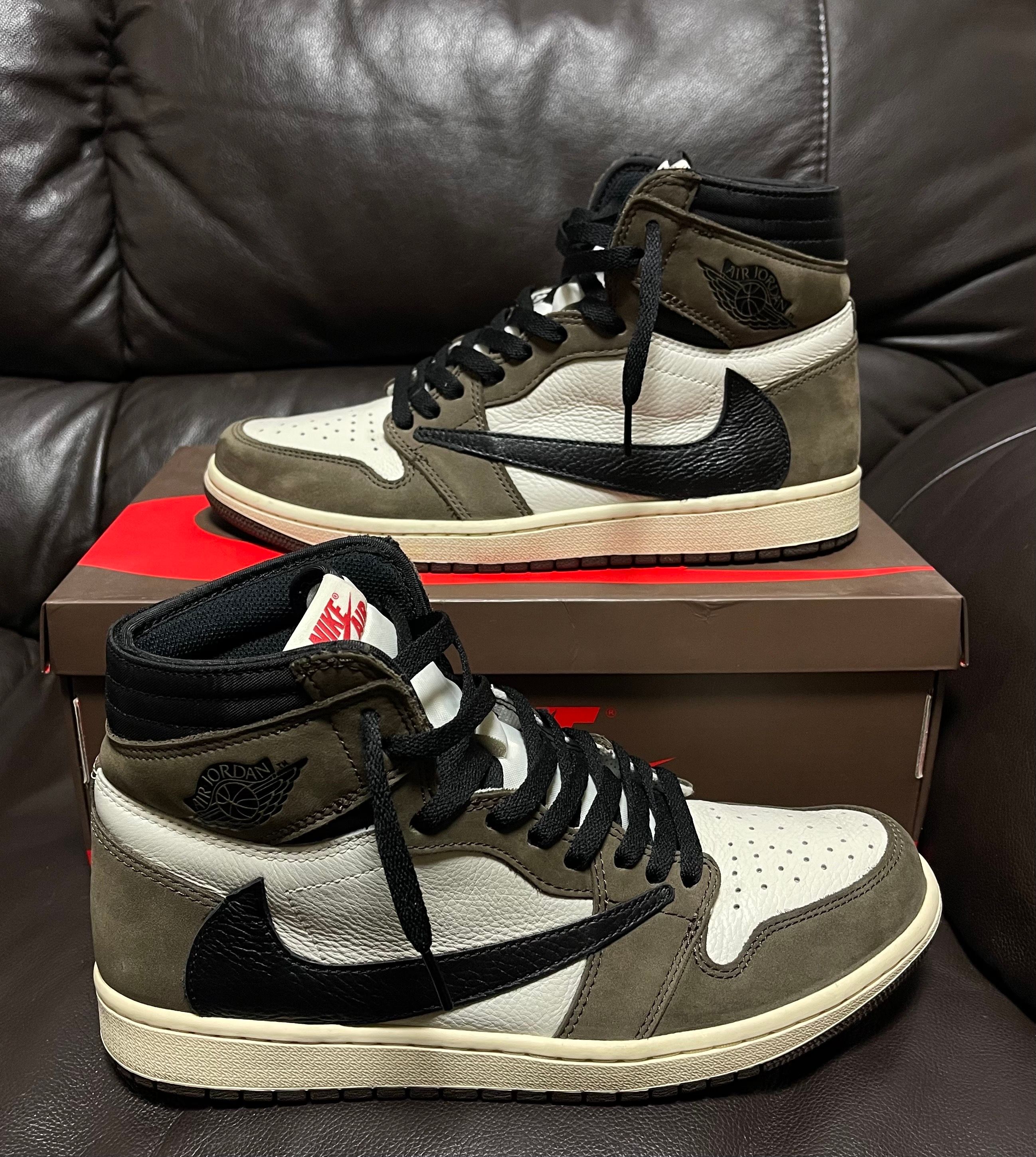 Travis Scott × Nike Air Jordan 1 Retro High OG TS SP "Sail/Dark Mocha"