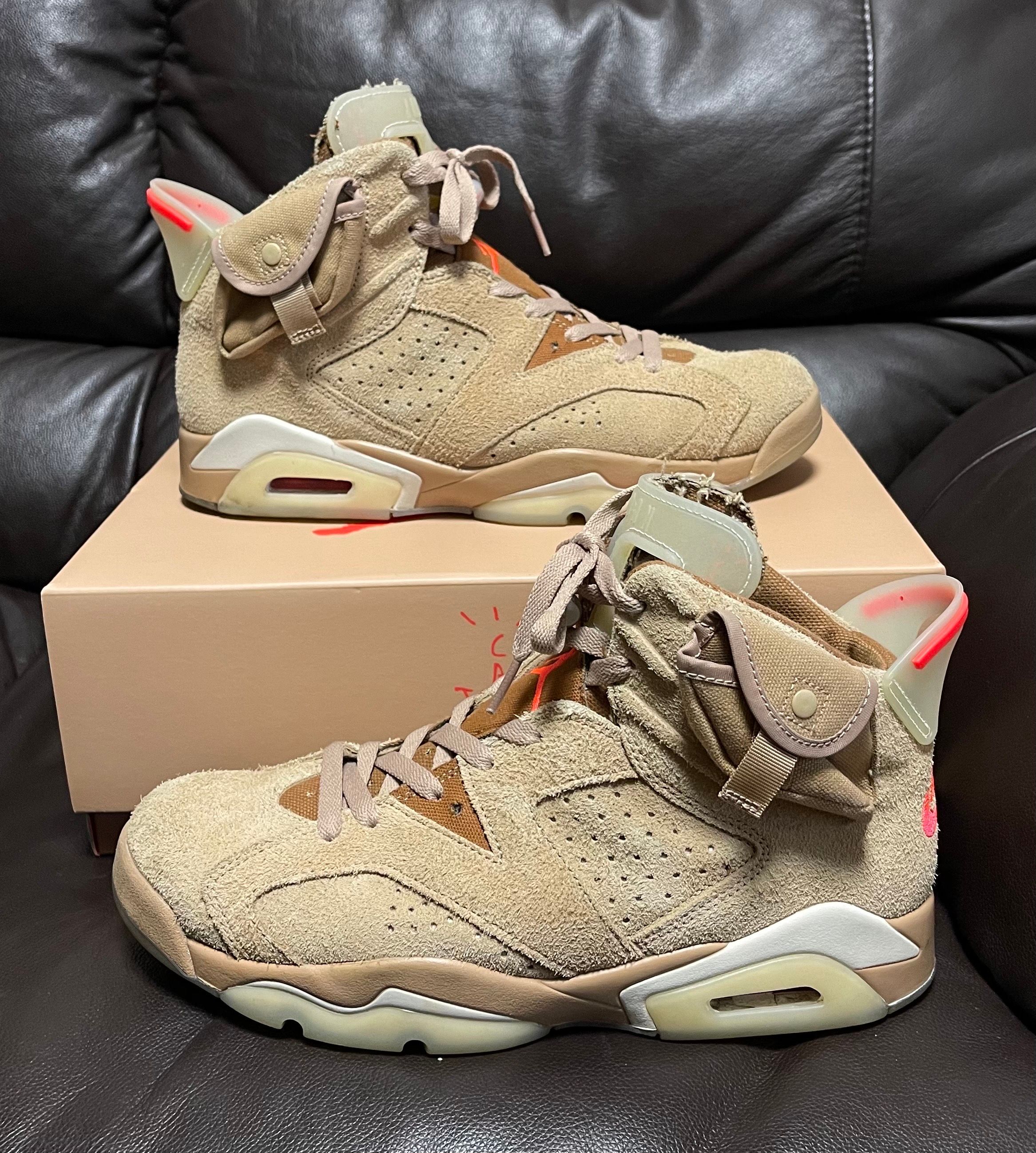 Travis Scott × Nike Air Jordan 6 "British Khaki"