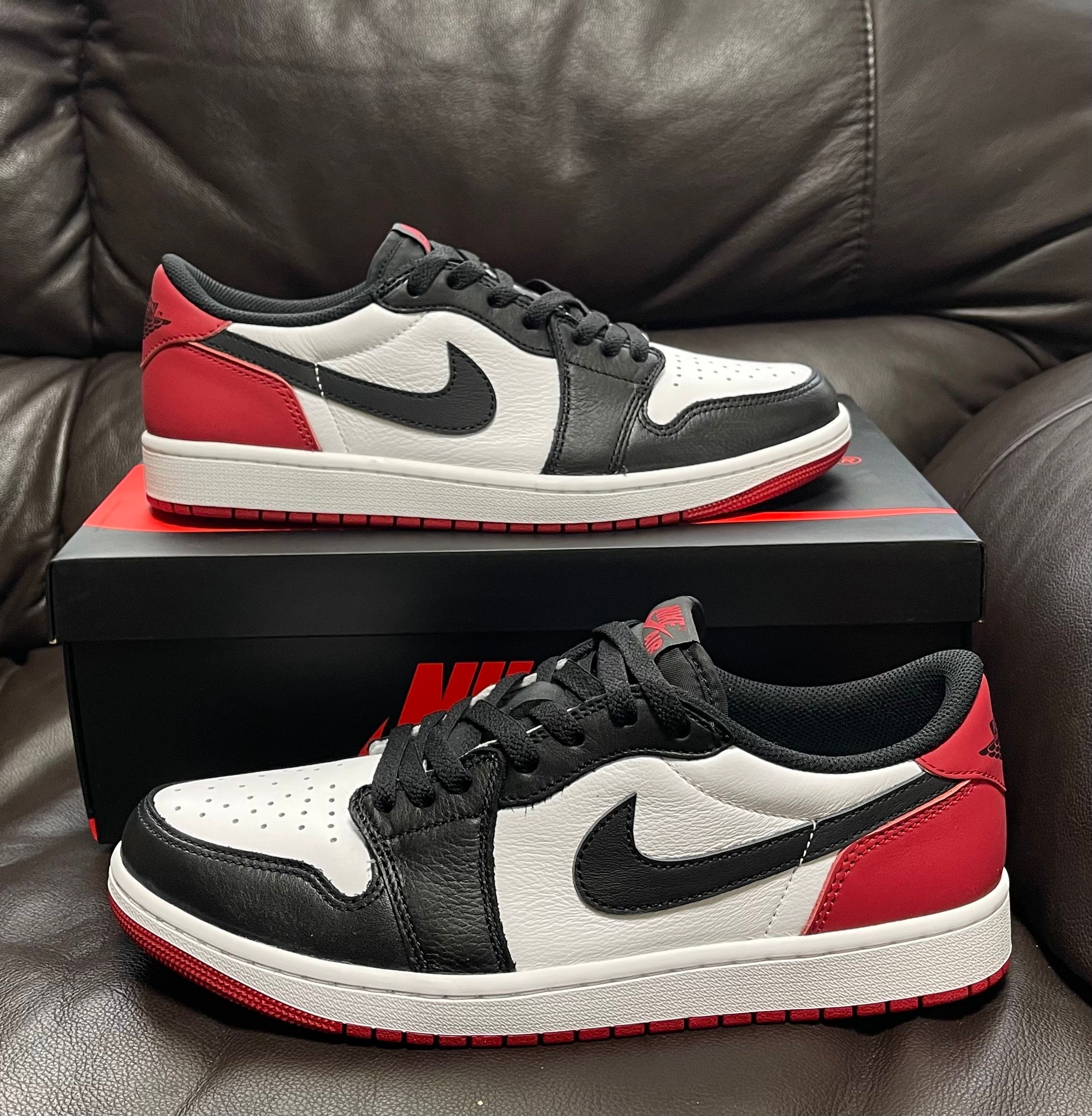 Nike Air Jordan 1 Retro Low OG "Black Toe"