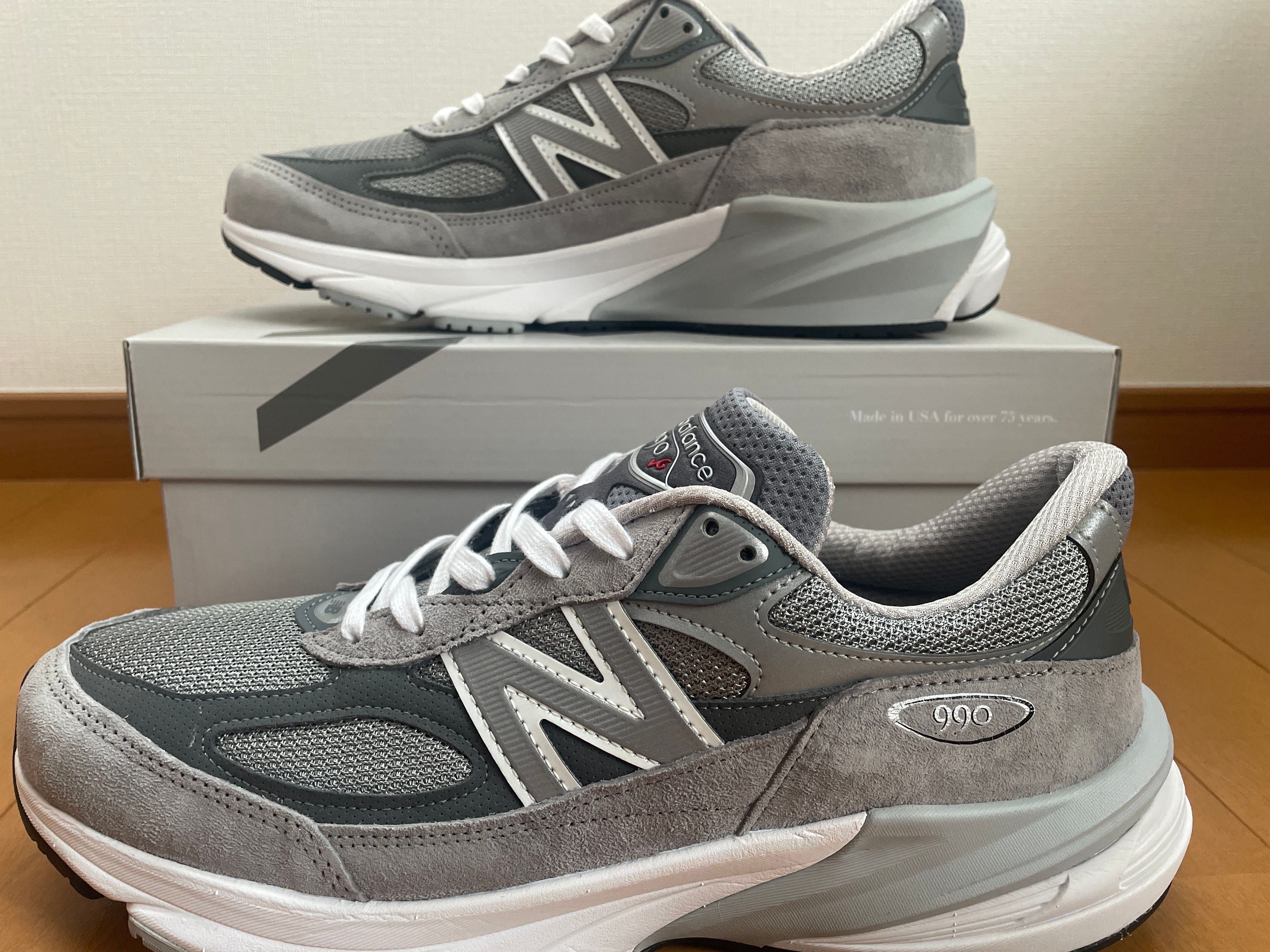 New Balance 990V6 "Gray" (Heel Logo NB)