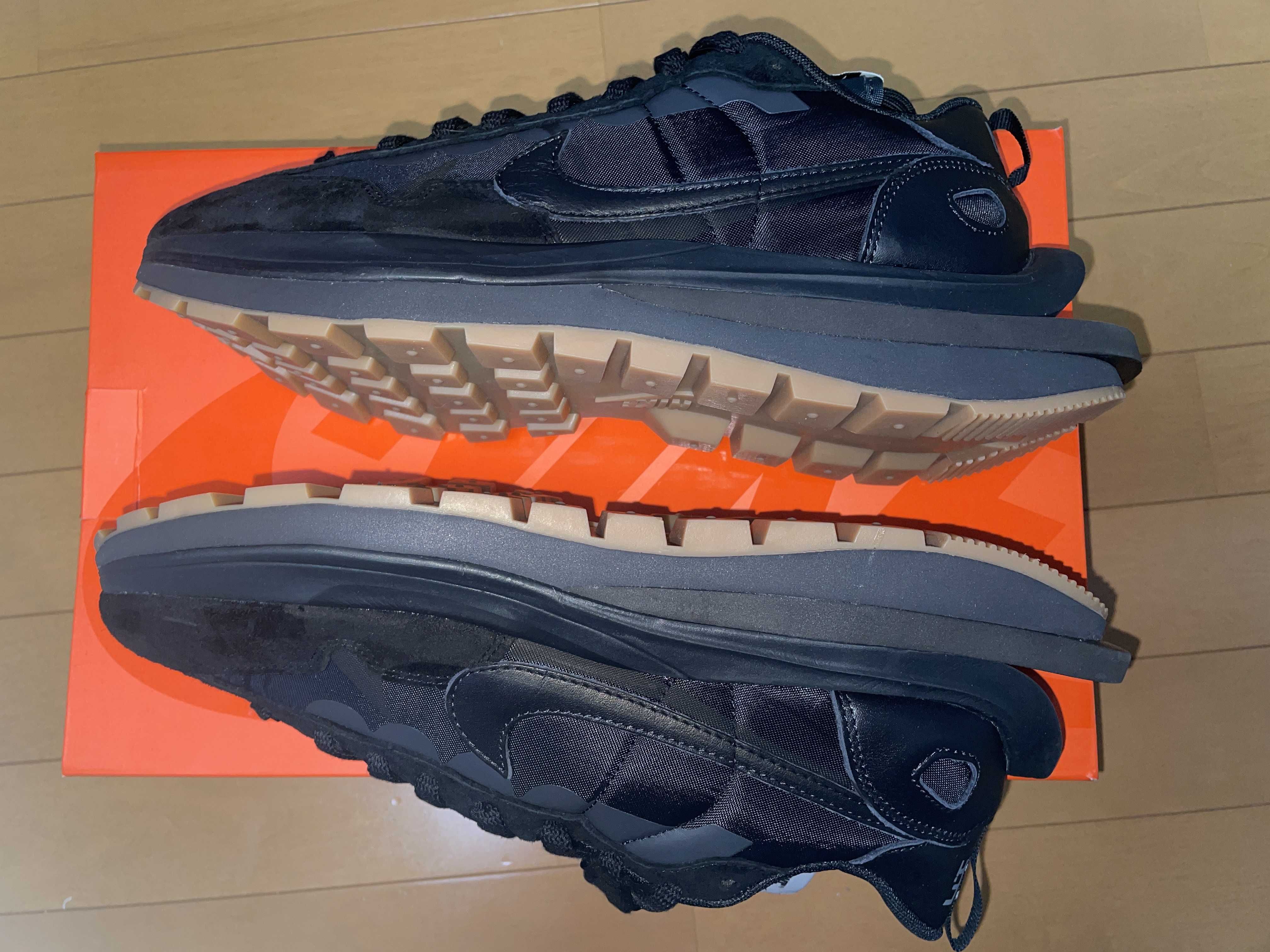 sacai × Nike VaporWaffle "Black Gum"