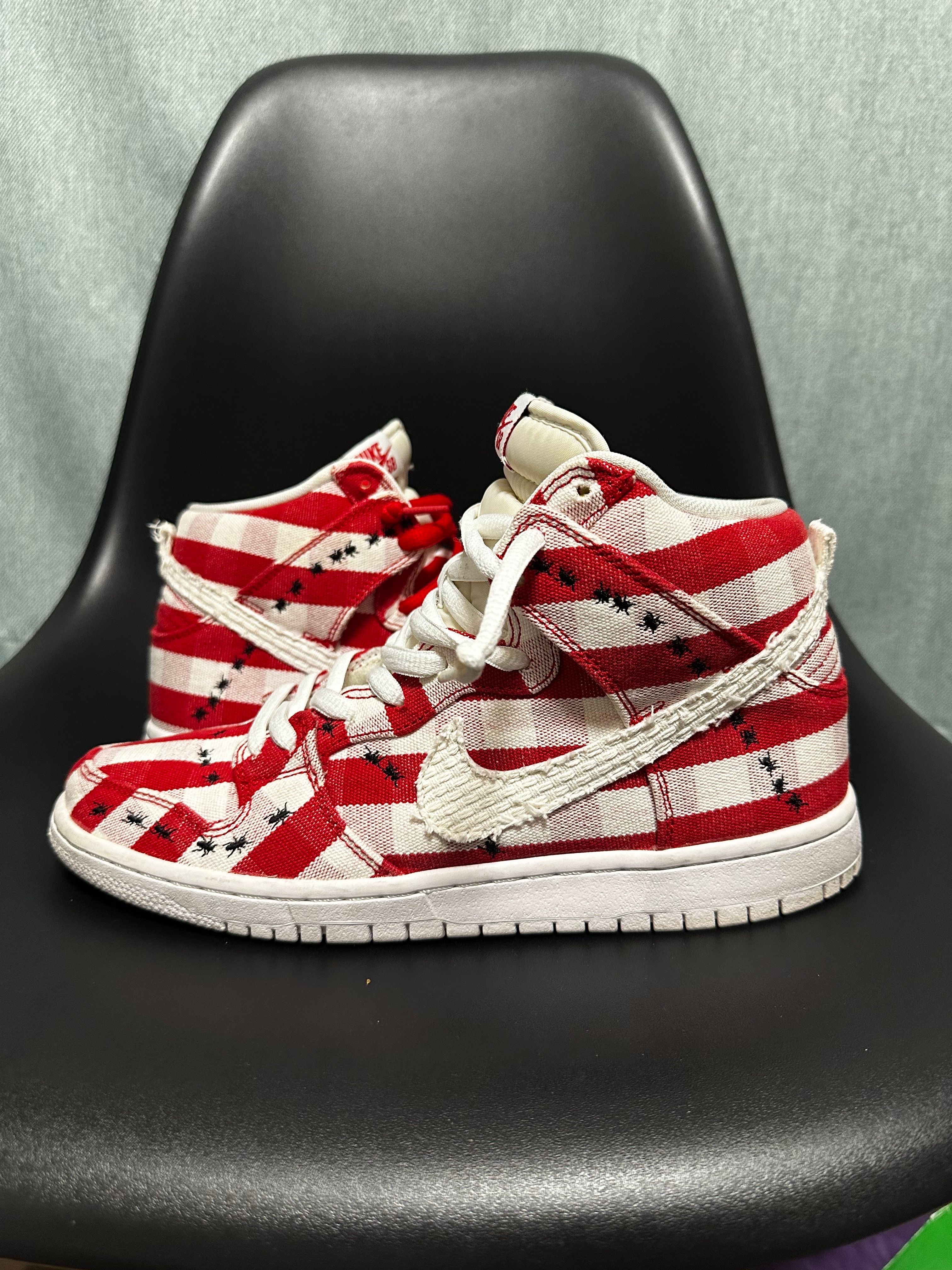 Nike SB Dunk High Picnic "University Red/White"