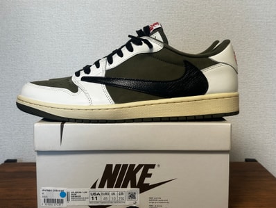 Travis Scott × Nike Air Jordan 1 Low OG SP "Reverse Olive"