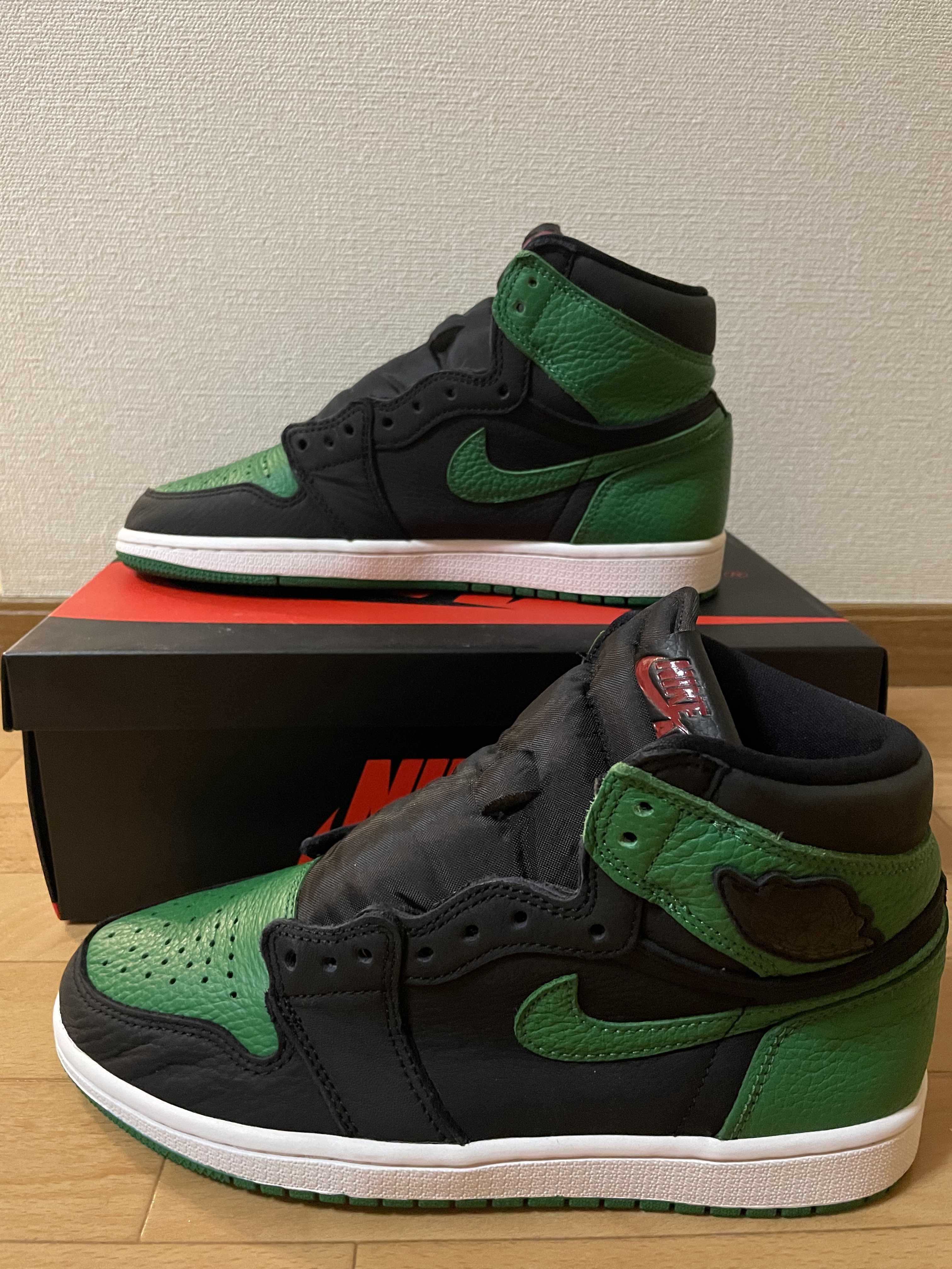 Nike Air Jordan 1 Retro High OG "Black/Pine Green" (2020)      