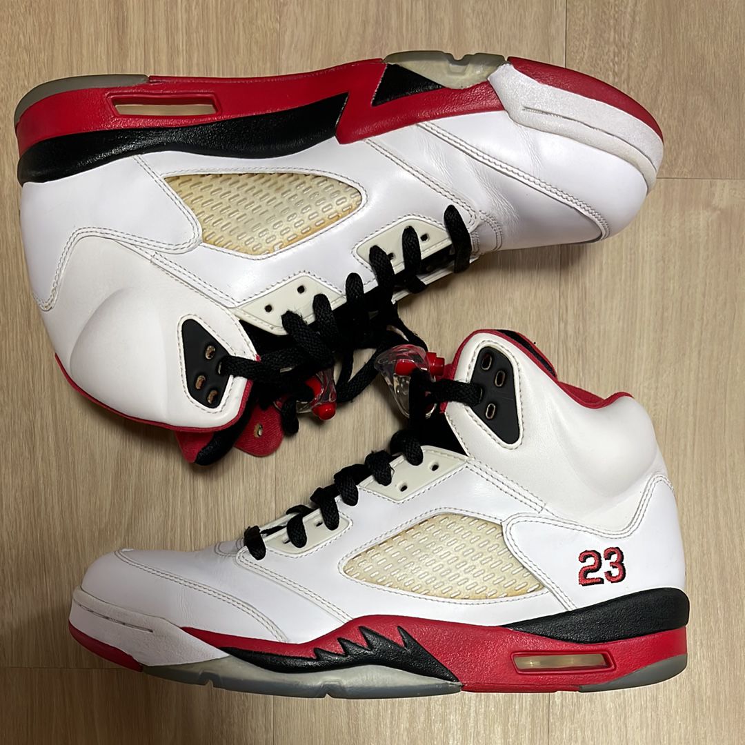 Nike Air Jordan 5 Retro "Fire Red/Black Tongue" (2013)